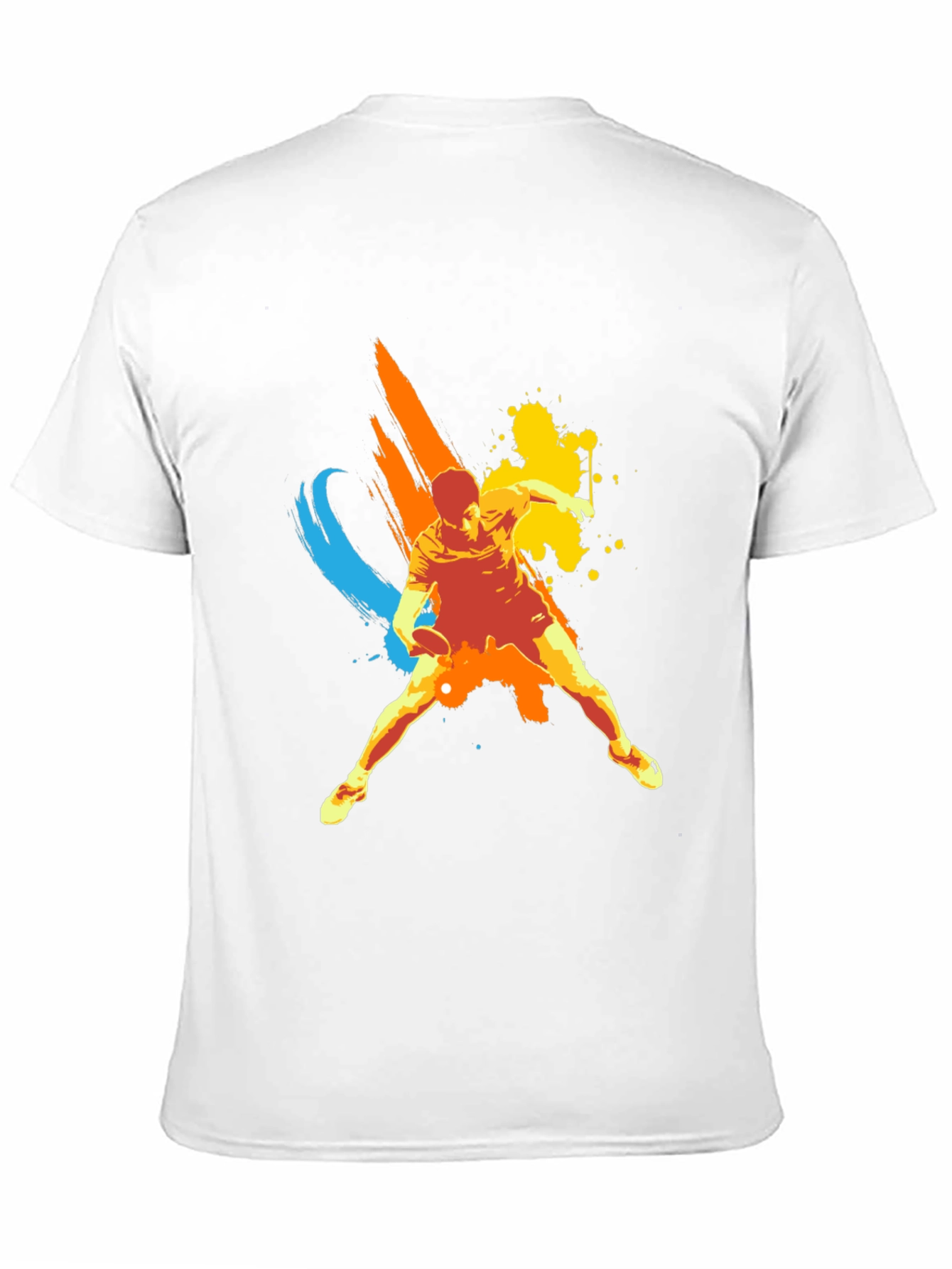 Dynamic Table Tennis Graphic Tee - Black