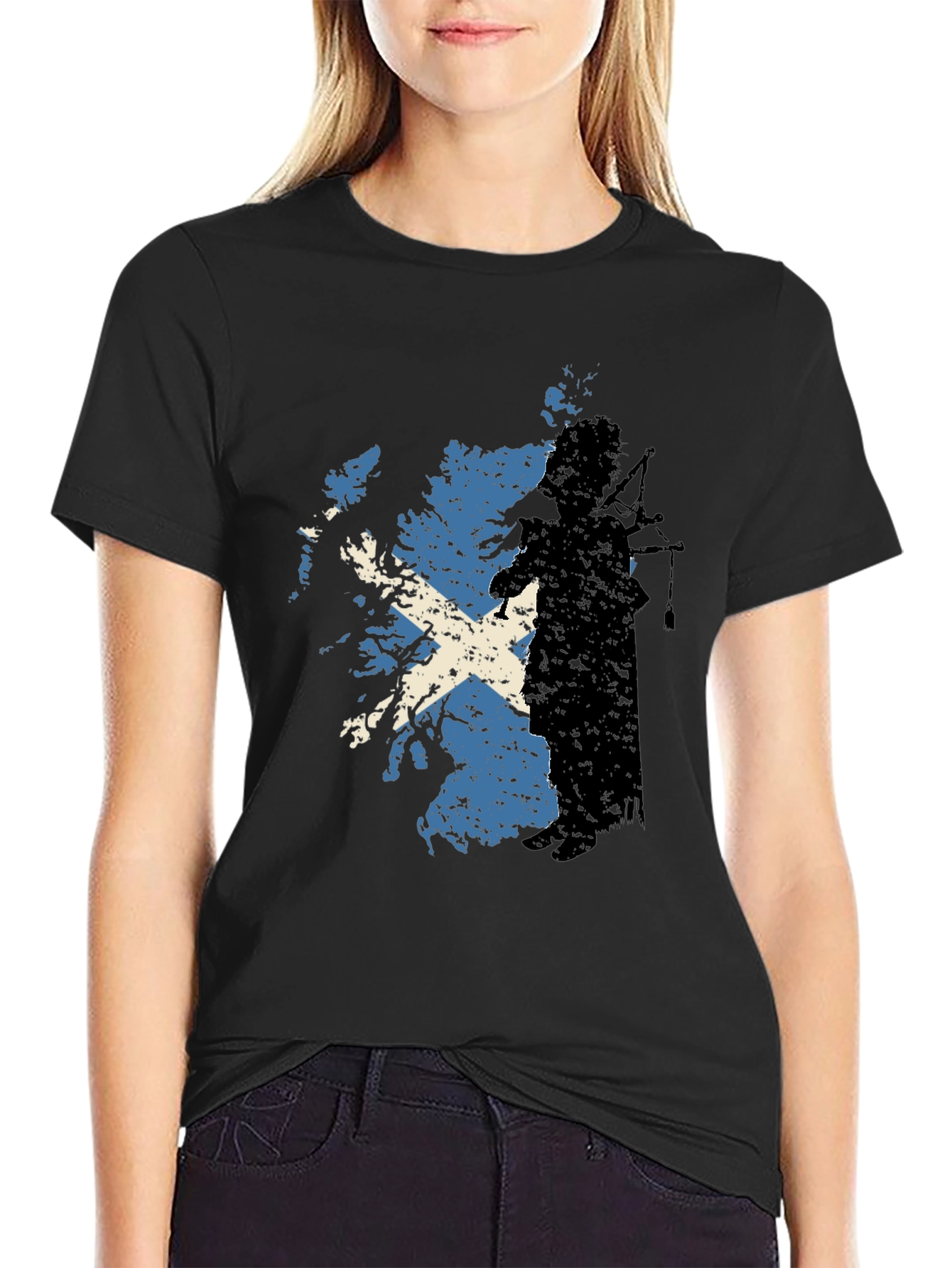 Scottish Pride Black T-Shirt