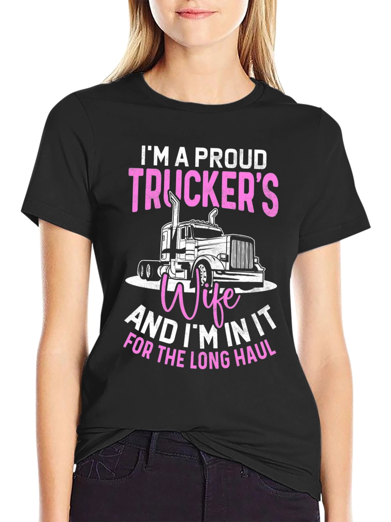 Proud Truckers Wife Graphic Tee