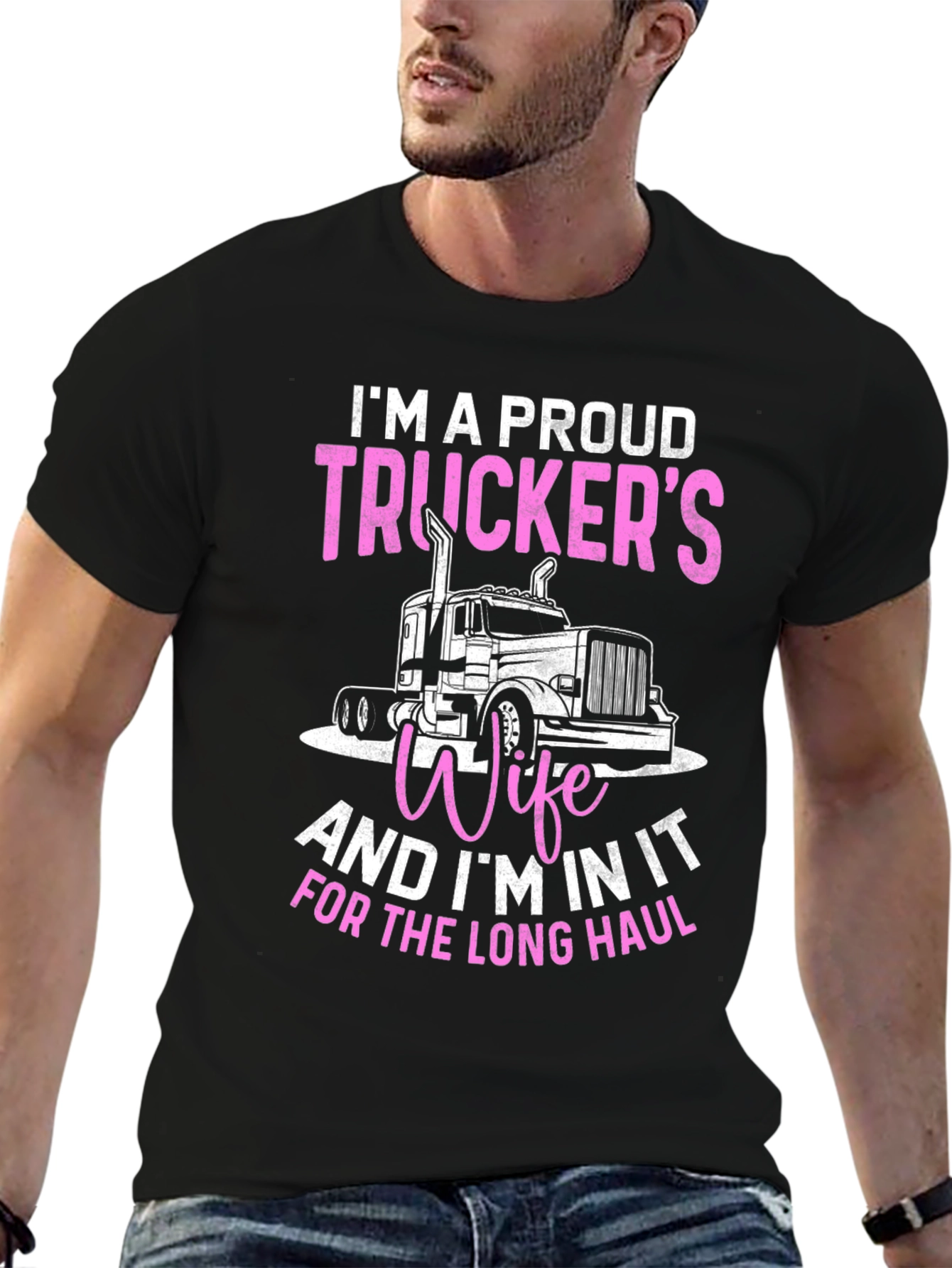 Proud Truckers Wife Graphic Tee