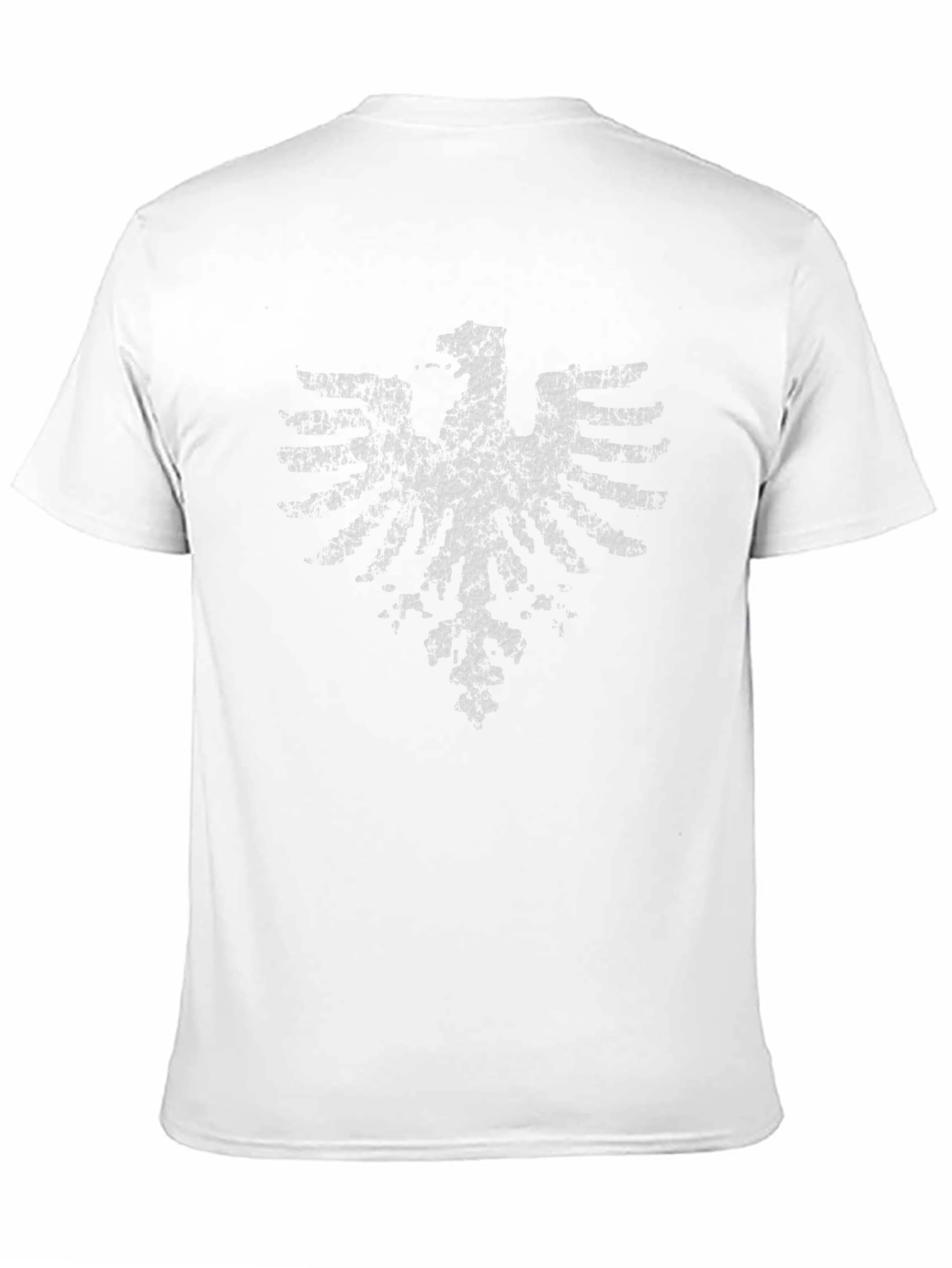 Distressed Eagle Graphic Black T-Shirt