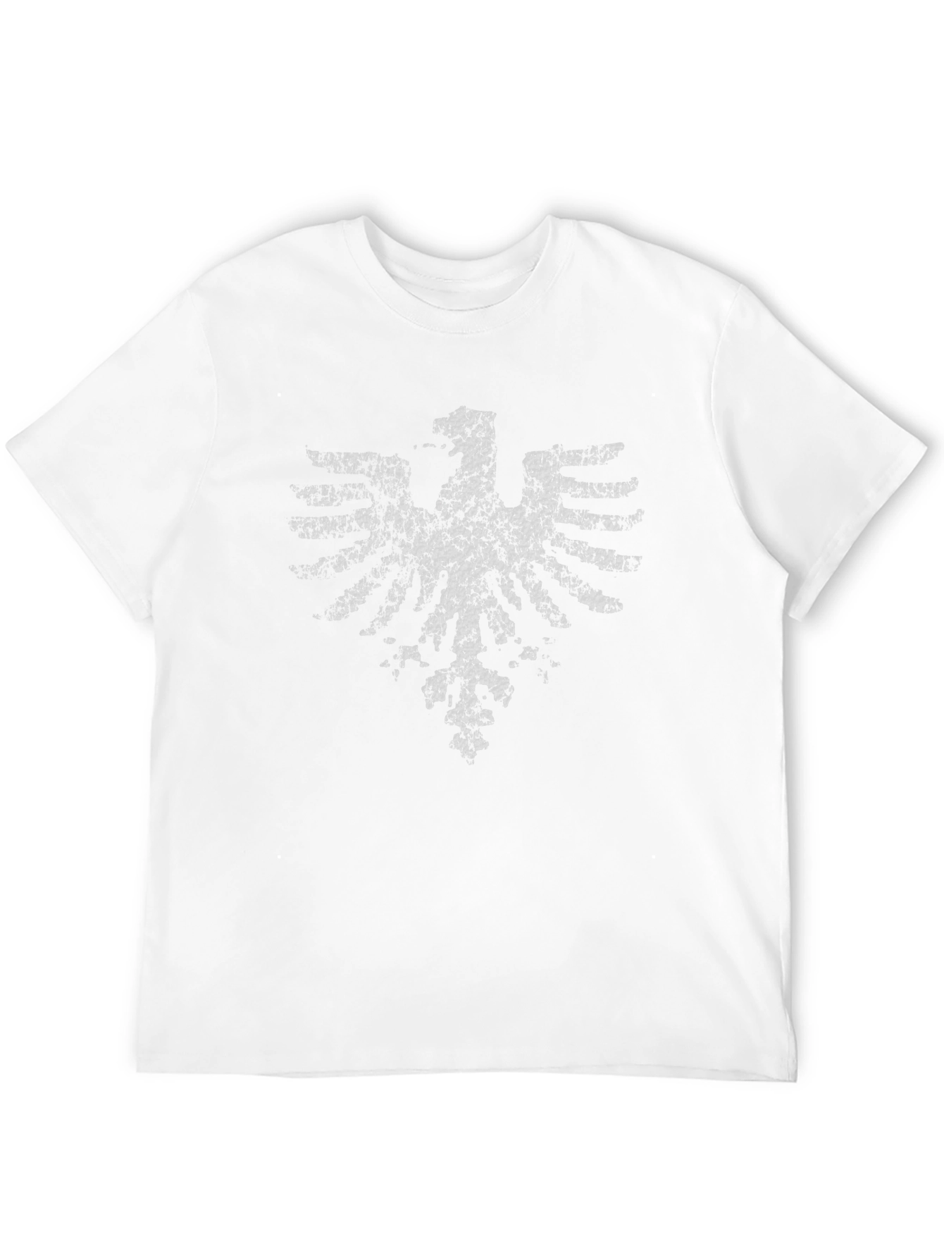 Distressed Eagle Graphic Black T-Shirt