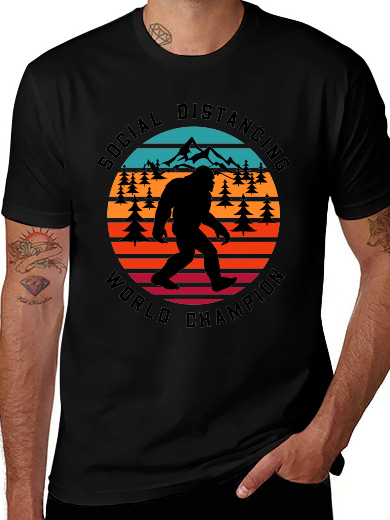 Social Distancing World Champion T-Shirt