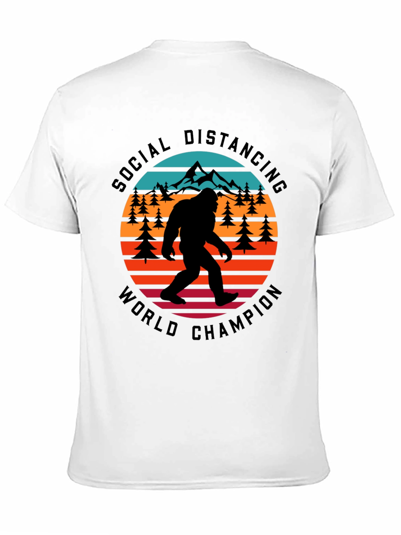 Social Distancing World Champion T-Shirt