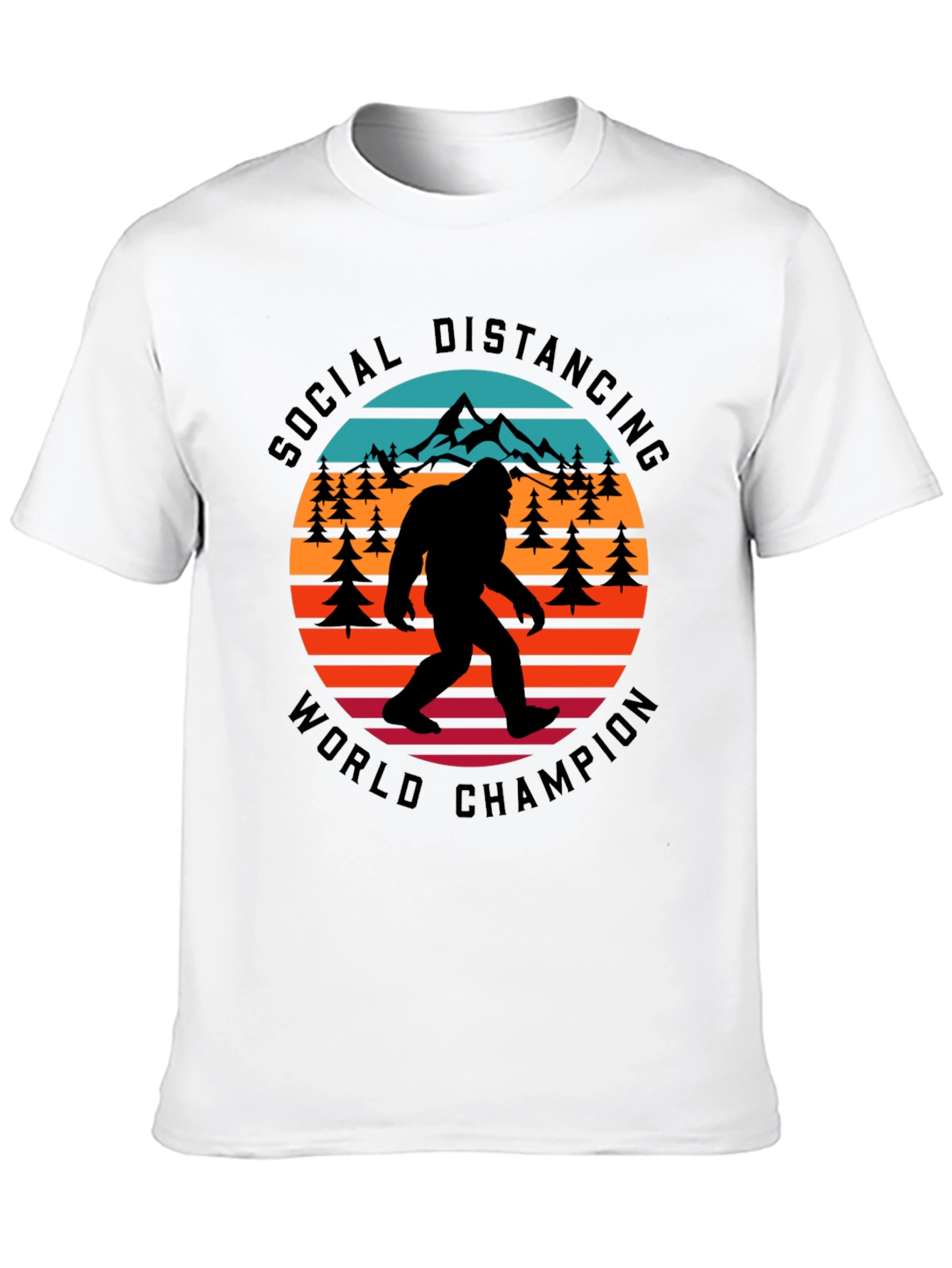 Social Distancing World Champion T-Shirt