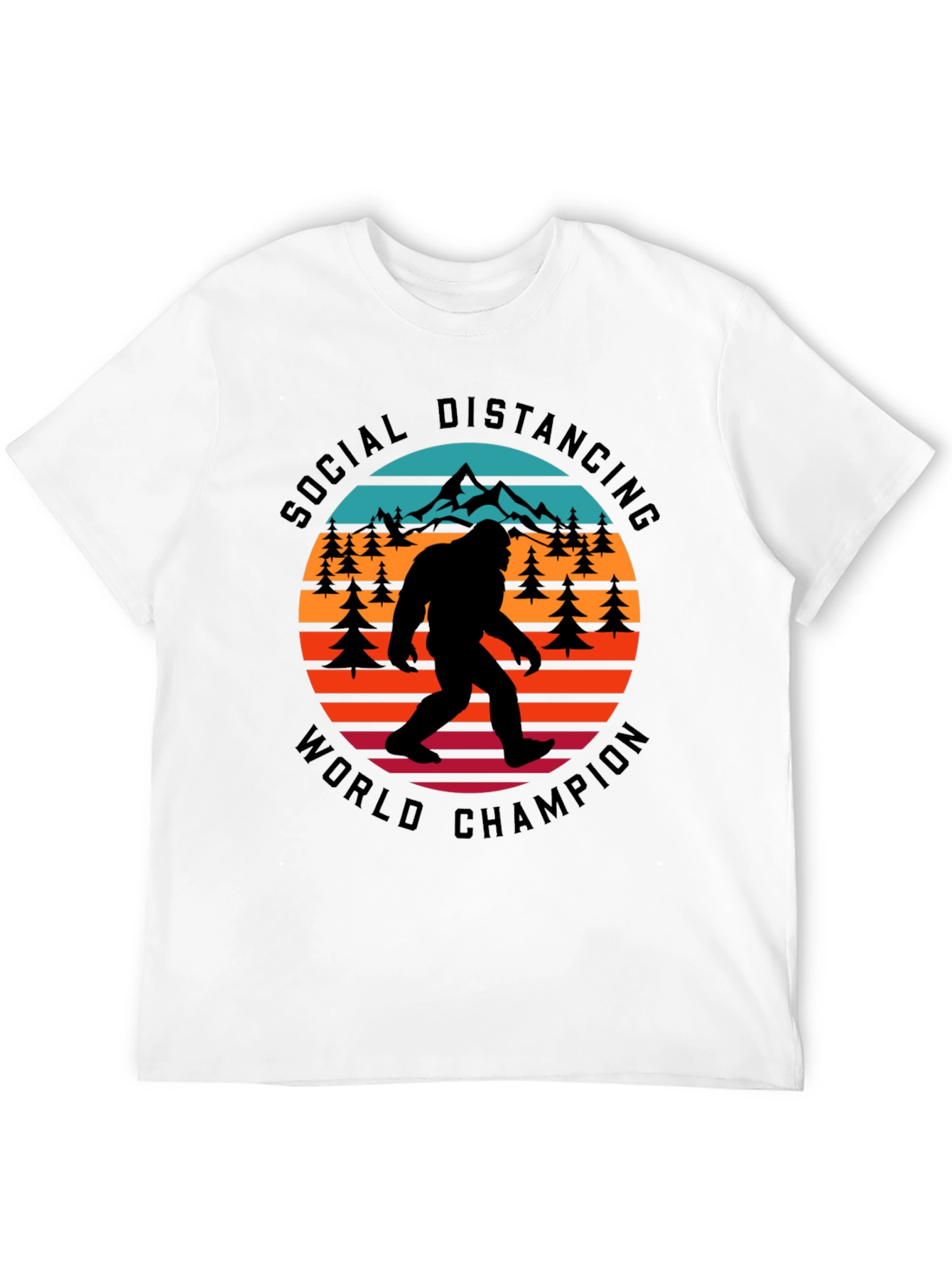 Social Distancing World Champion T-Shirt