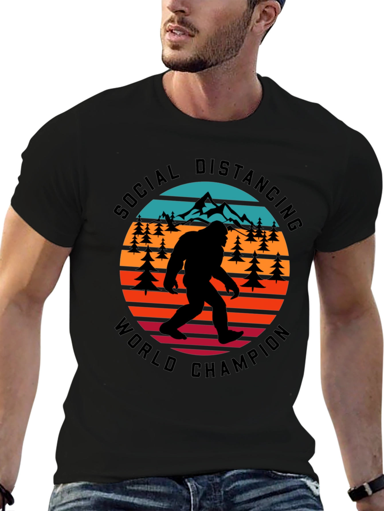 Social Distancing World Champion T-Shirt