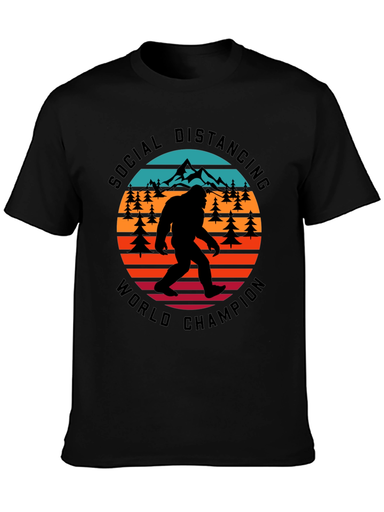 Social Distancing World Champion T-Shirt