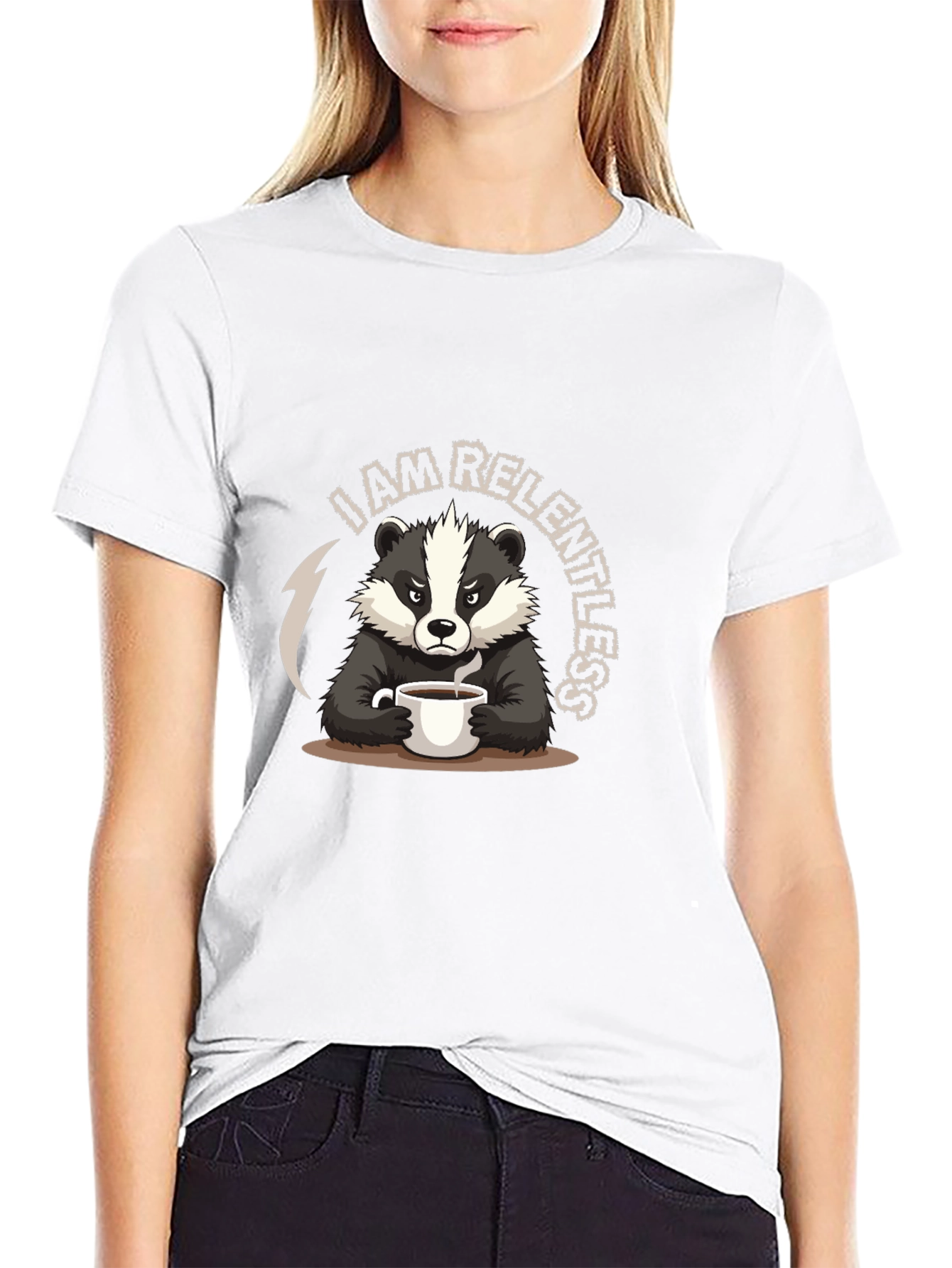 Relentless Badger Graphic T-Shirt