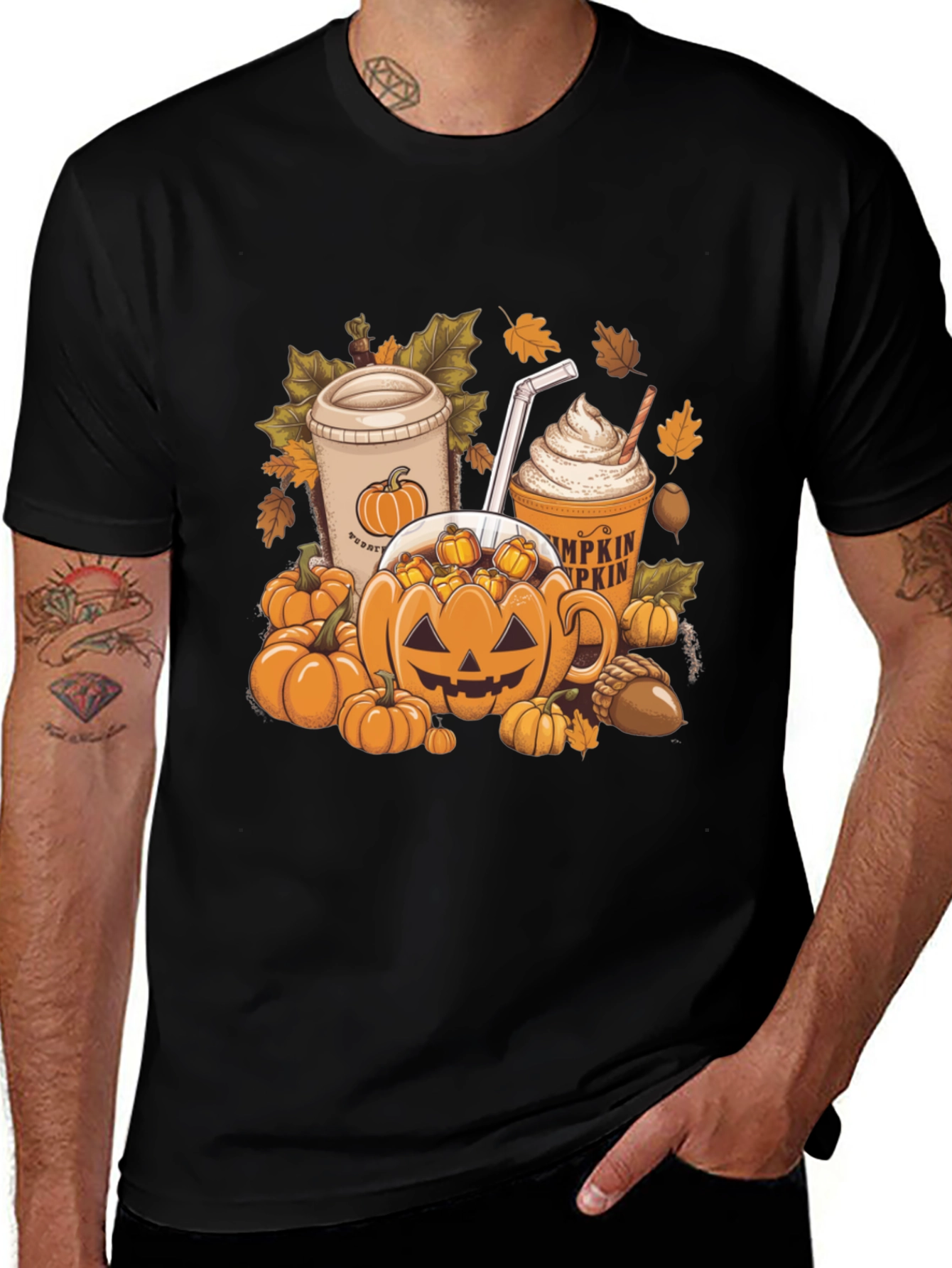 Pumpkin Spice Latte T-Shirt - Fall Apparel