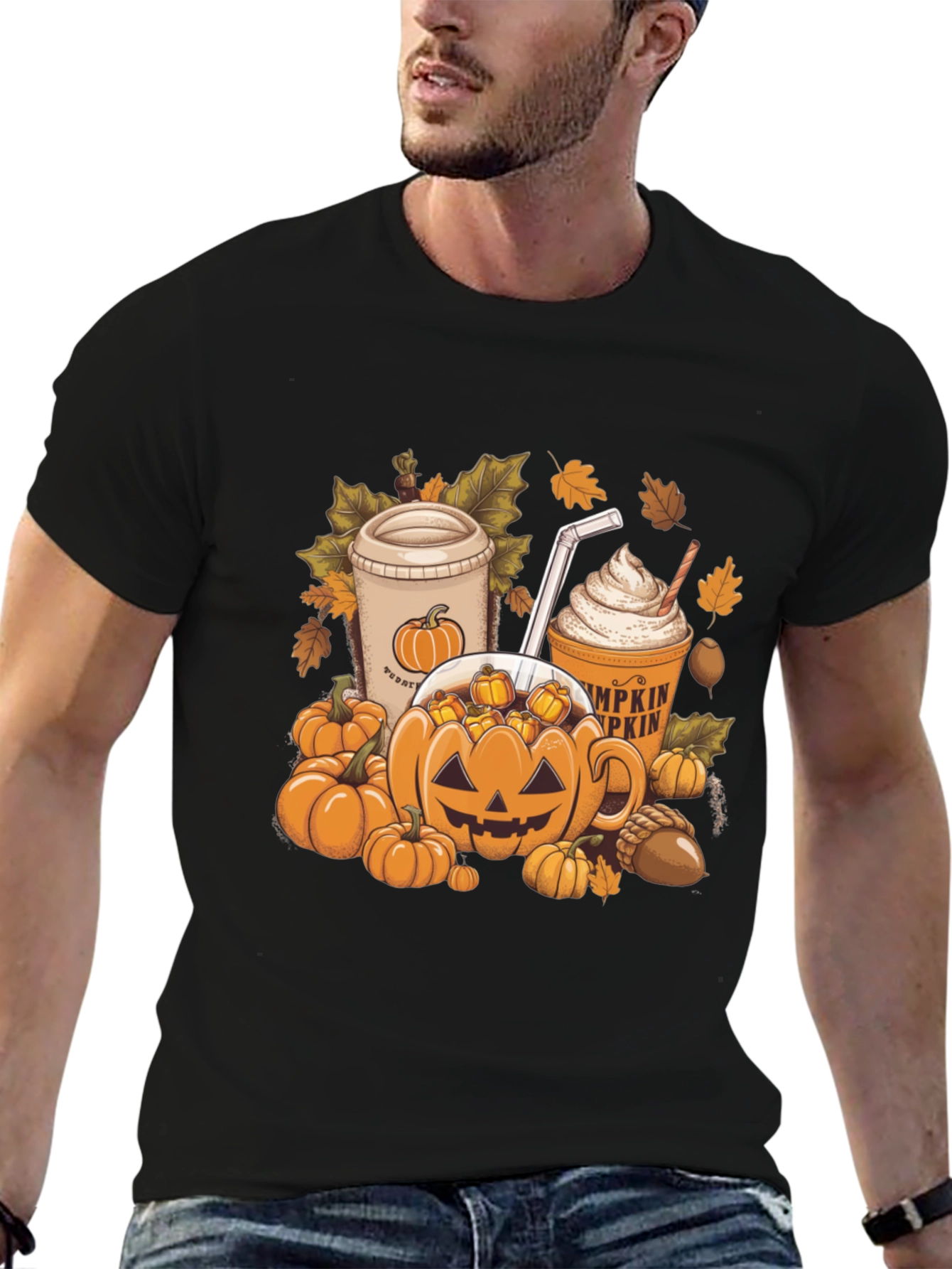 Pumpkin Spice Latte T-Shirt - Fall Apparel