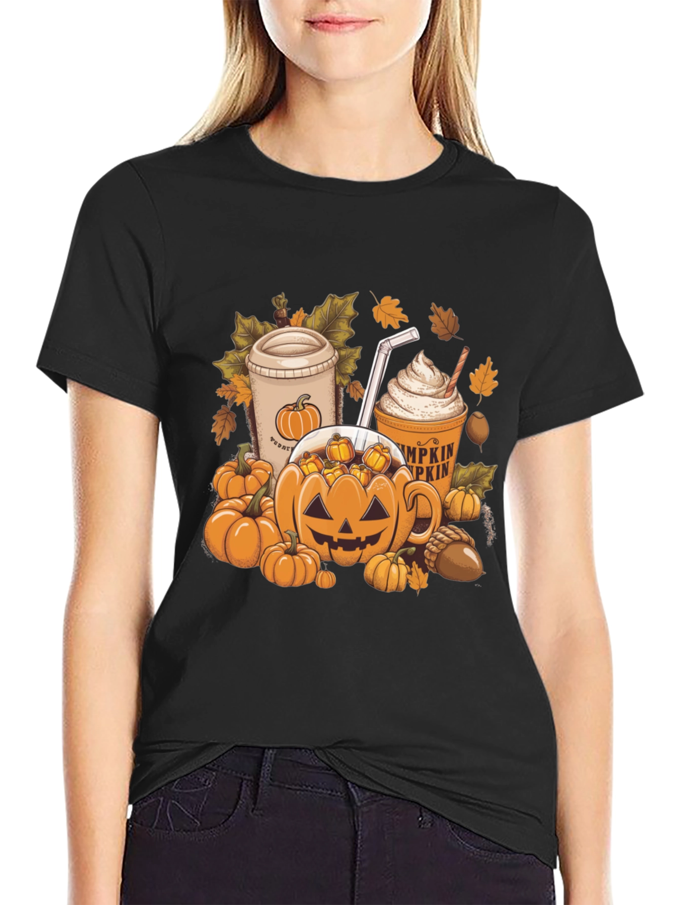 Pumpkin Spice Latte T-Shirt - Fall Apparel