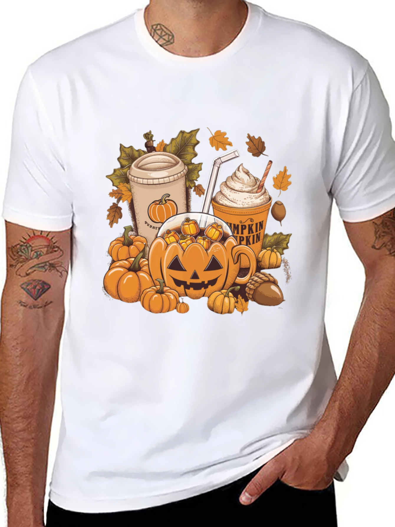 Pumpkin Spice Latte T-Shirt - Fall Apparel