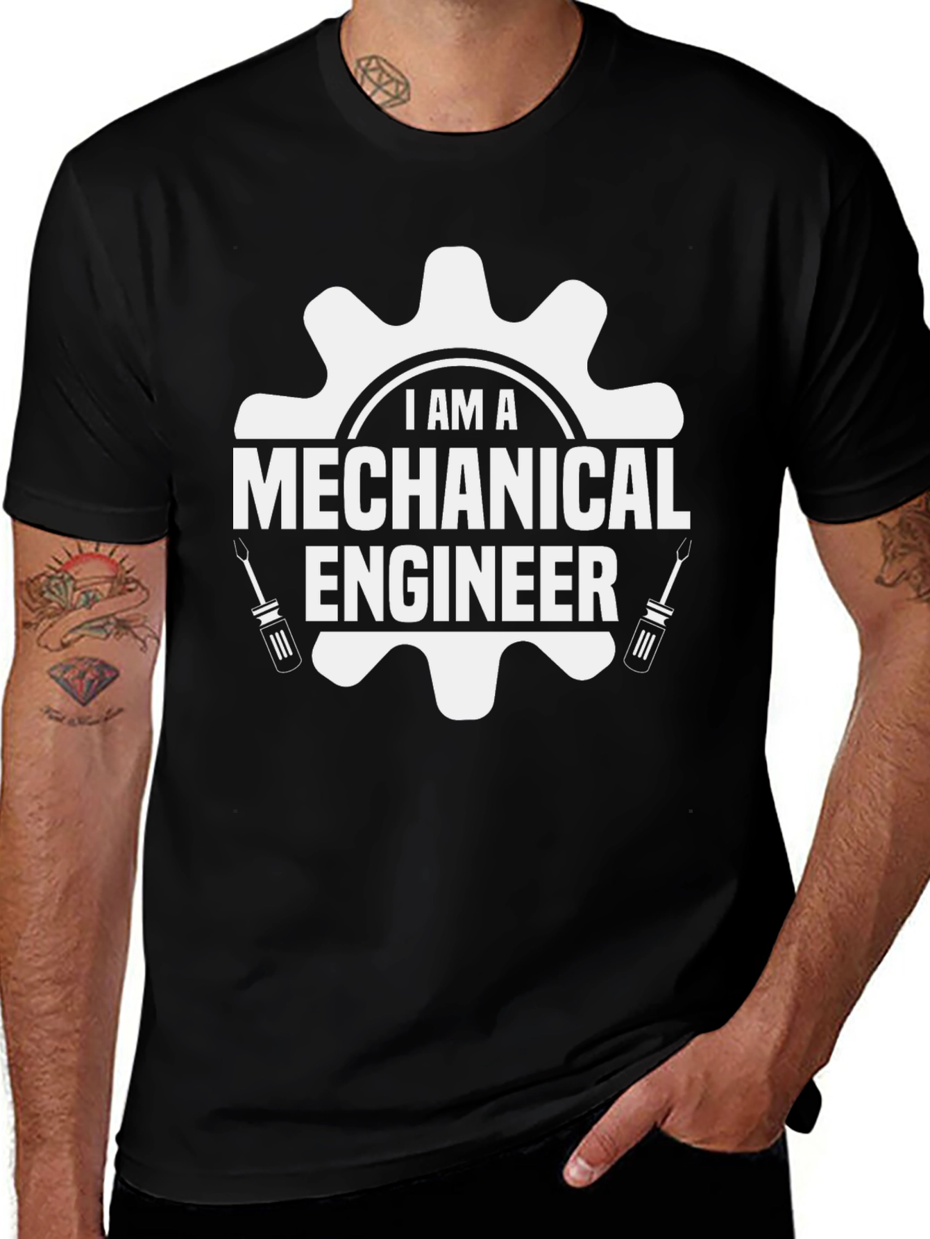 Mechanical Engineer T-Shirt - Gear & Tools Design