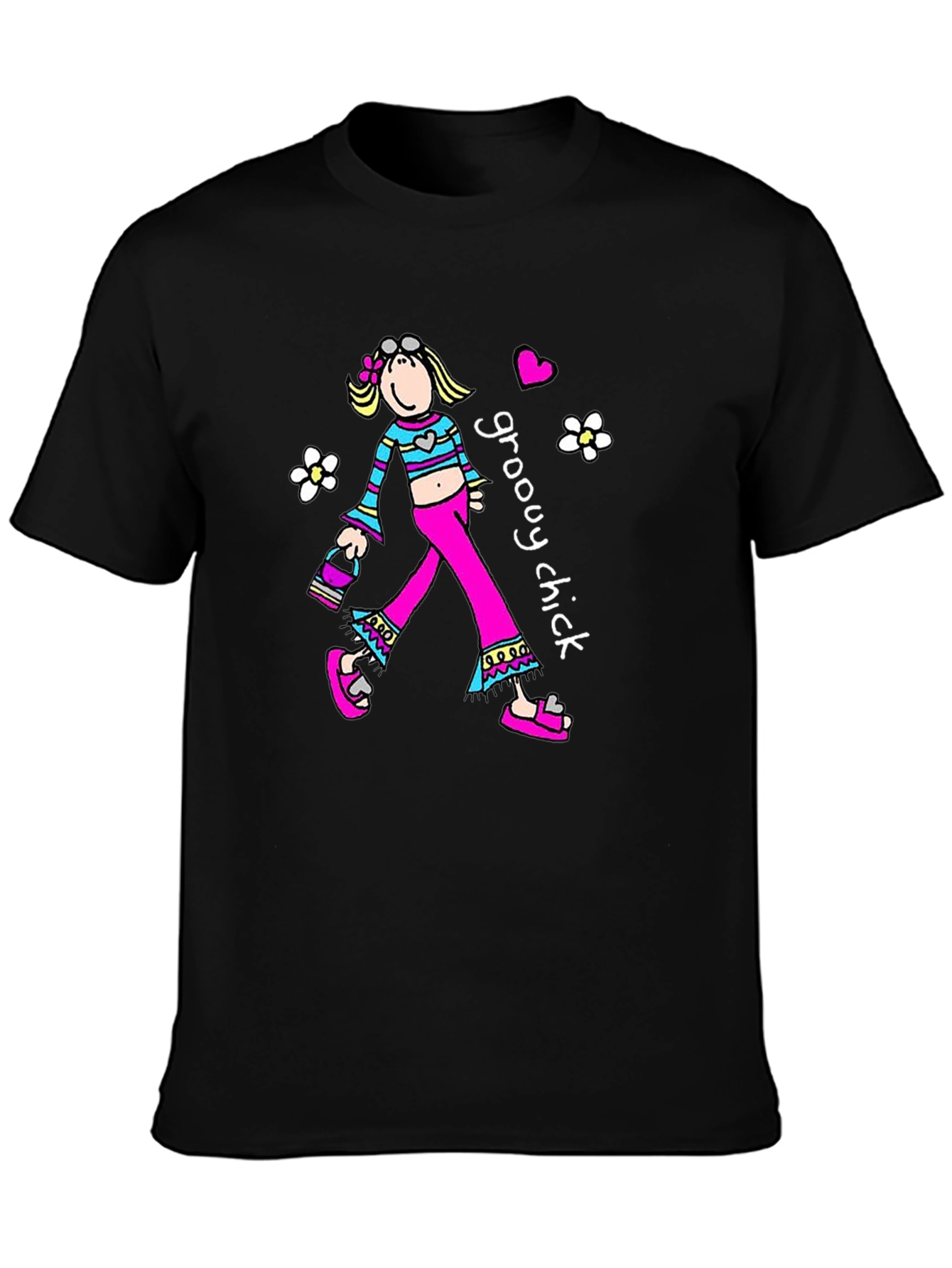 Groovy Chick Graphic T-Shirt
