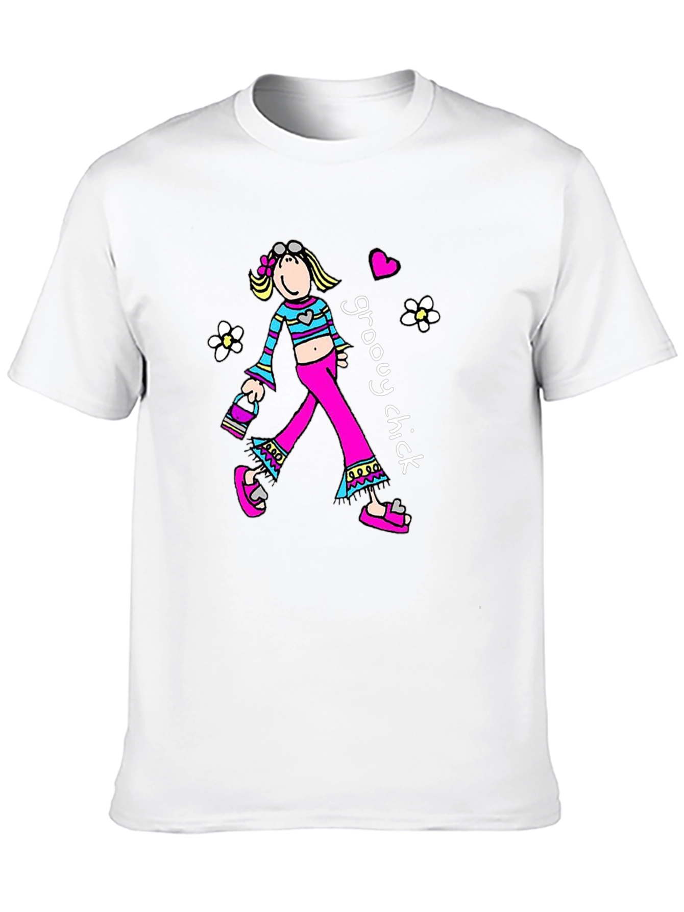 Groovy Chick Graphic T-Shirt