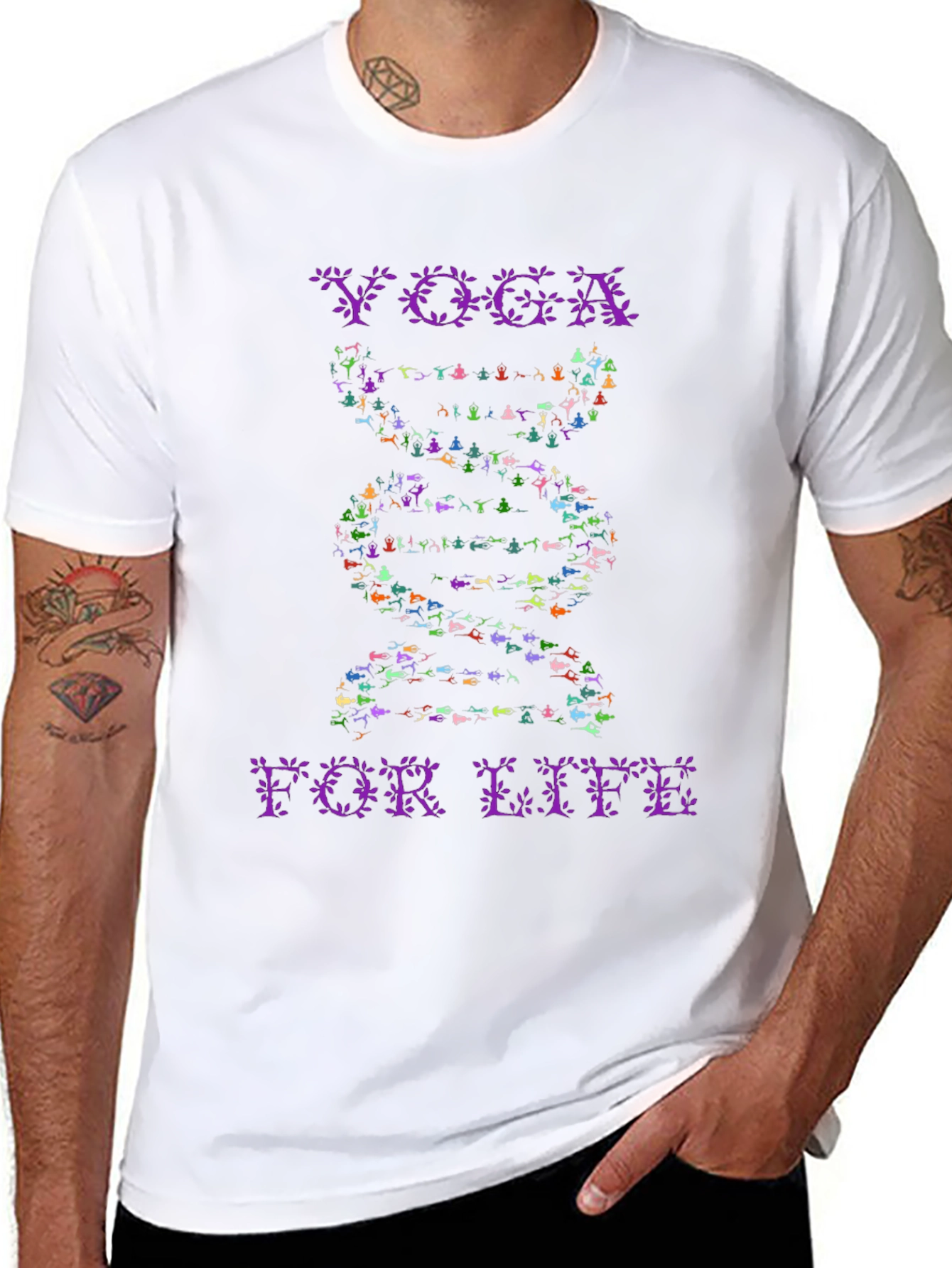 Yoga For Life DNA Graphic Tee