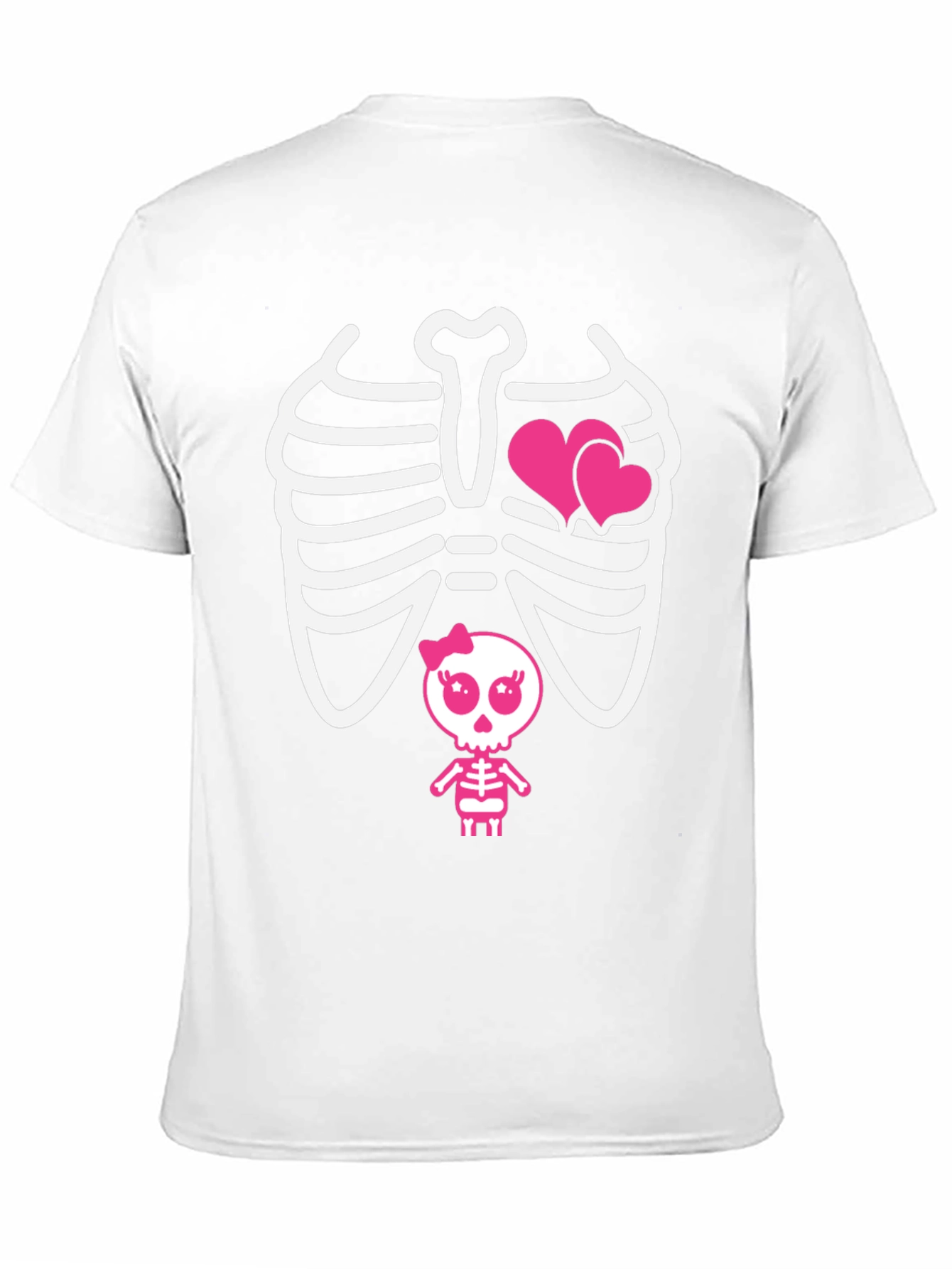 Cool Skeleton with Hearts T-Shirt