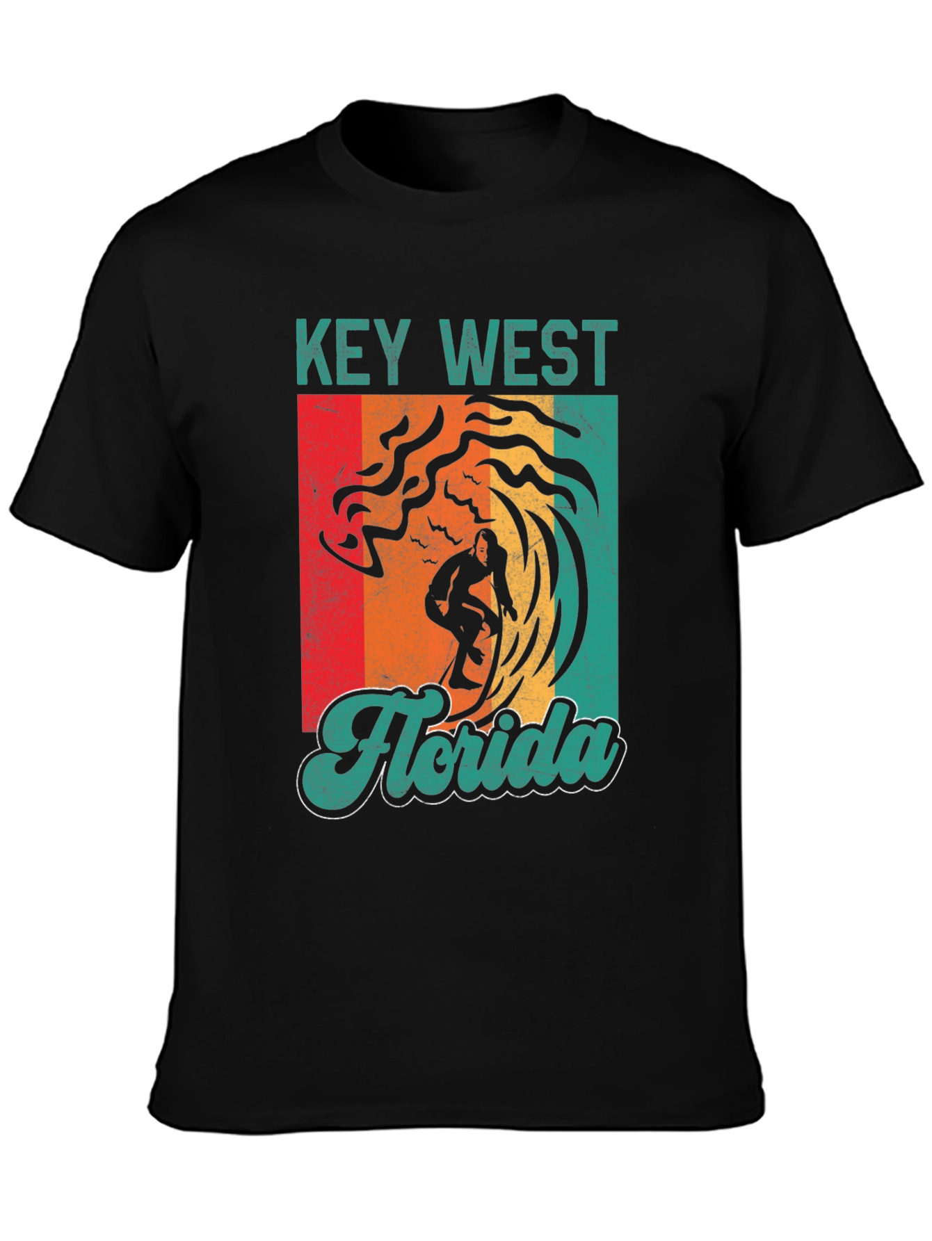 Key West Florida Surfing T-Shirt