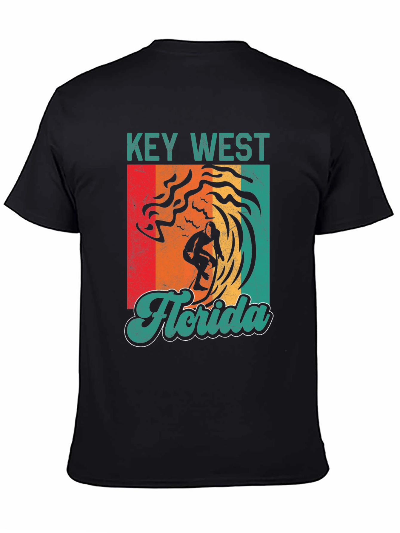Key West Florida Surfing T-Shirt