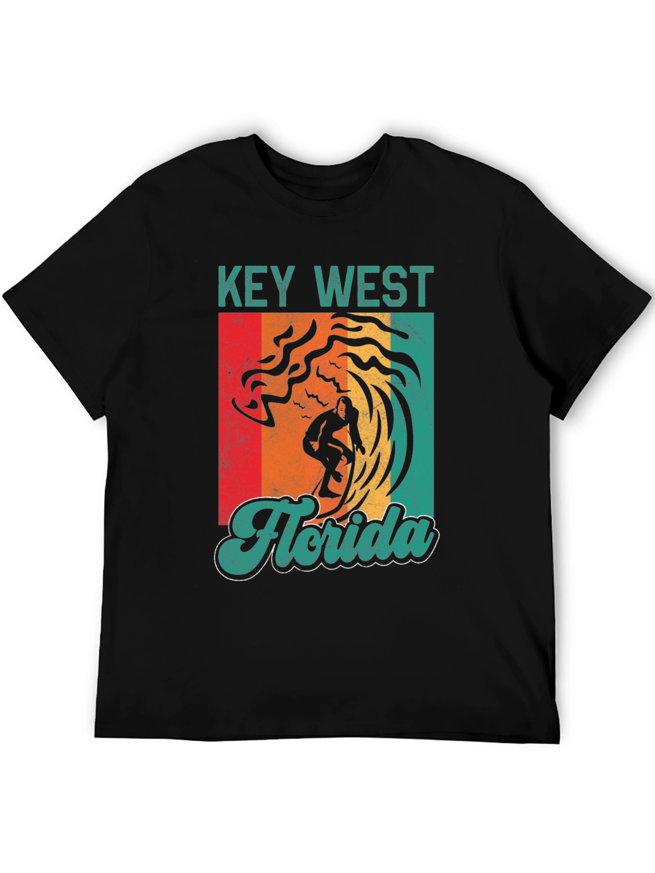 Key West Florida Surfing T-Shirt
