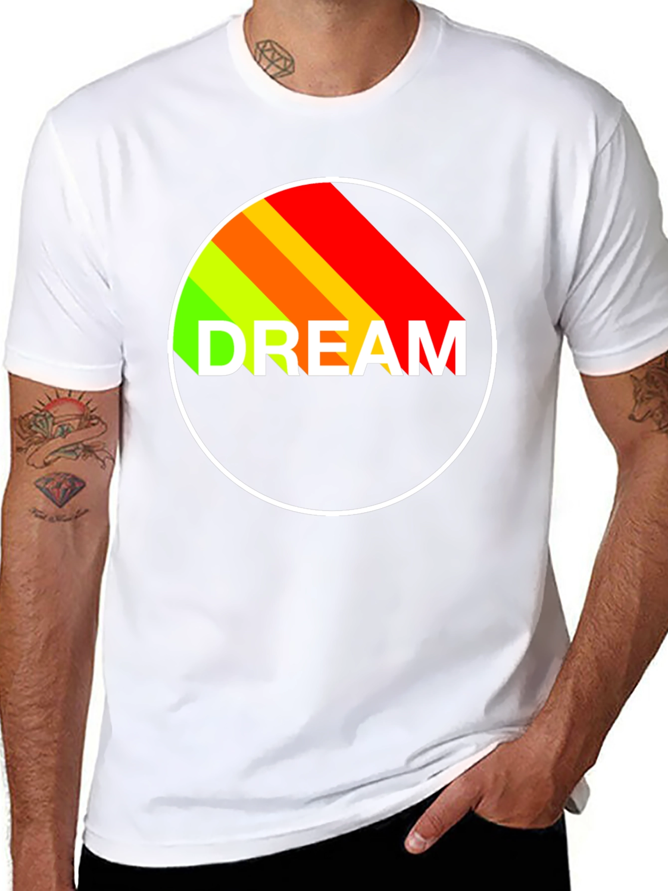 Dream Circle Graphic Tee - Retro Inspired