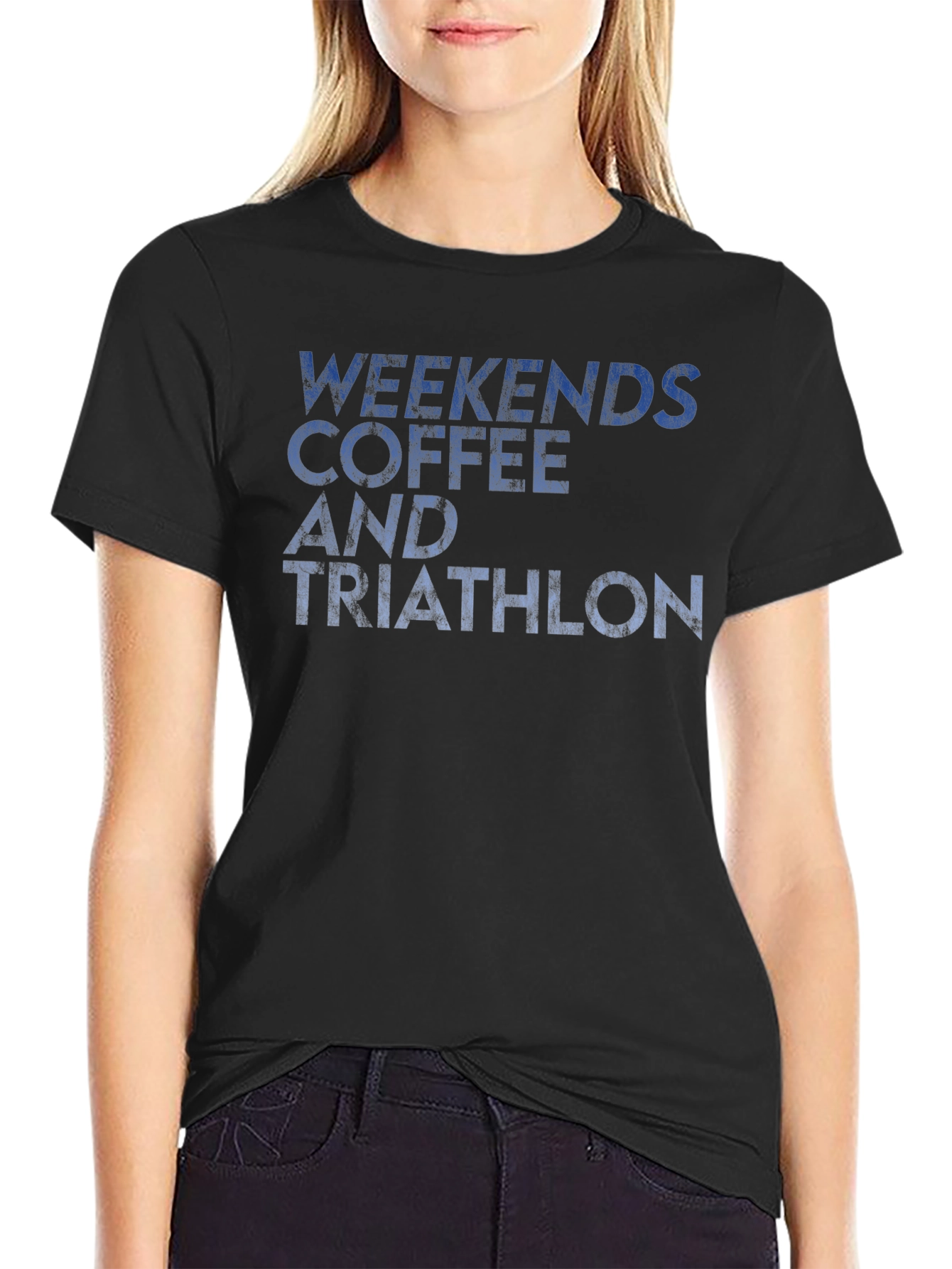 Weekends Coffee and Triathlon T-Shirt