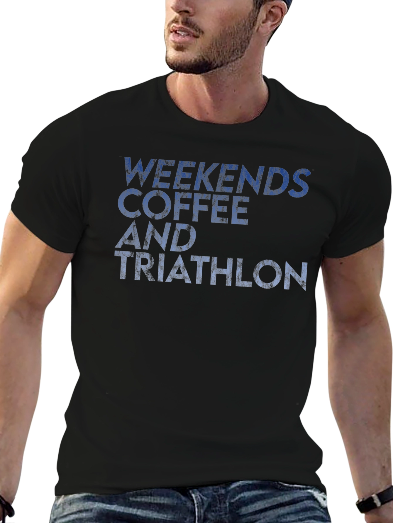 Weekends Coffee and Triathlon T-Shirt
