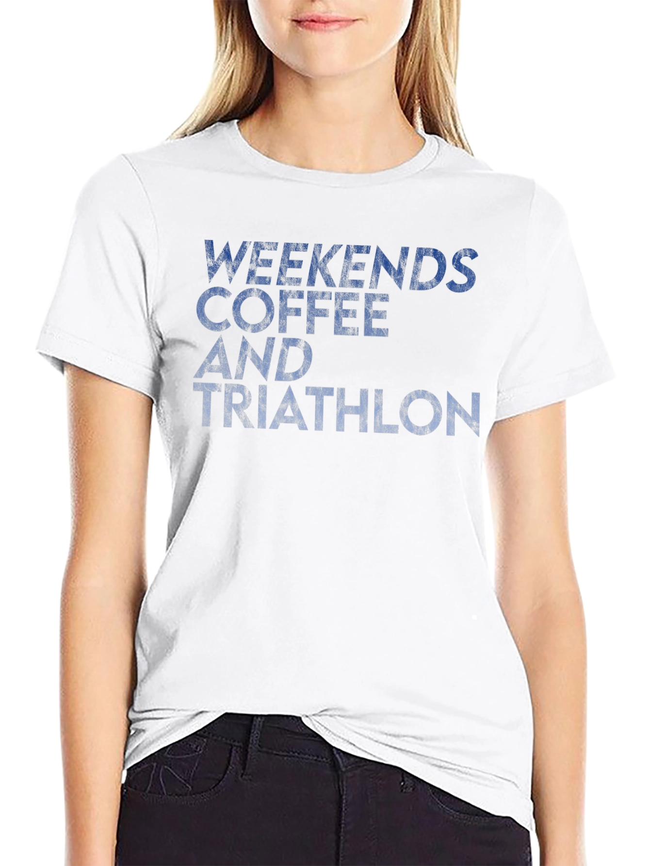 Weekends Coffee and Triathlon T-Shirt