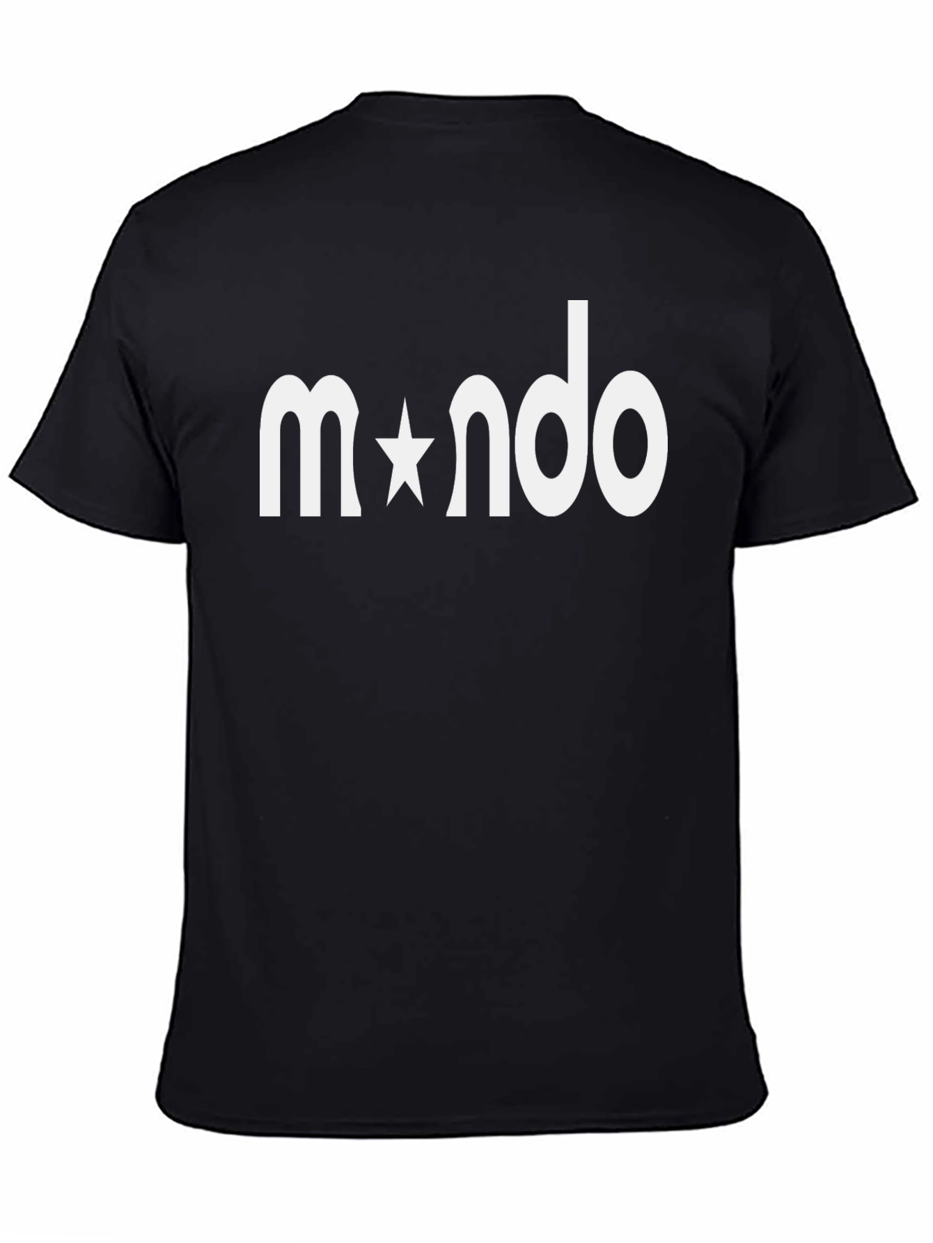 Mando Star Logo T-Shirt - Classic Black Tee