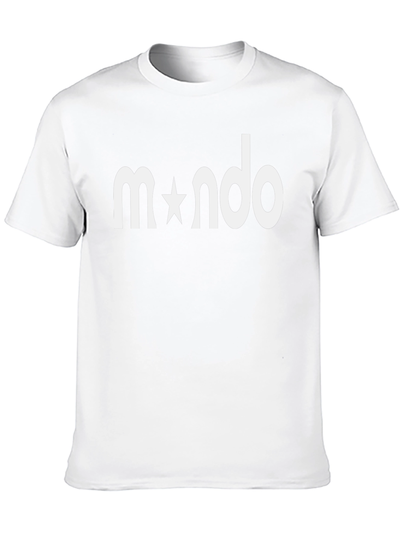 Mando Star Logo T-Shirt - Classic Black Tee
