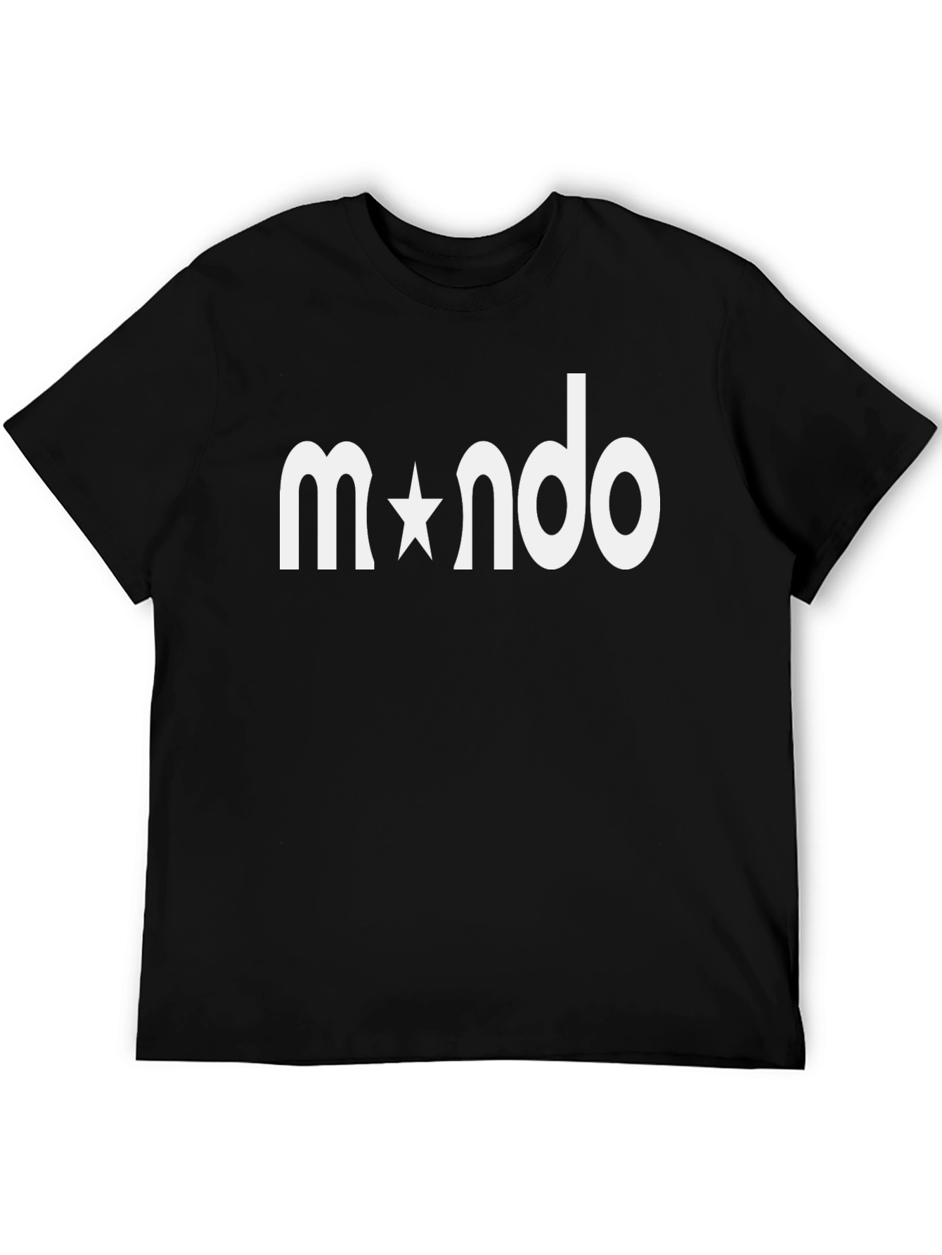 Mando Star Logo T-Shirt - Classic Black Tee