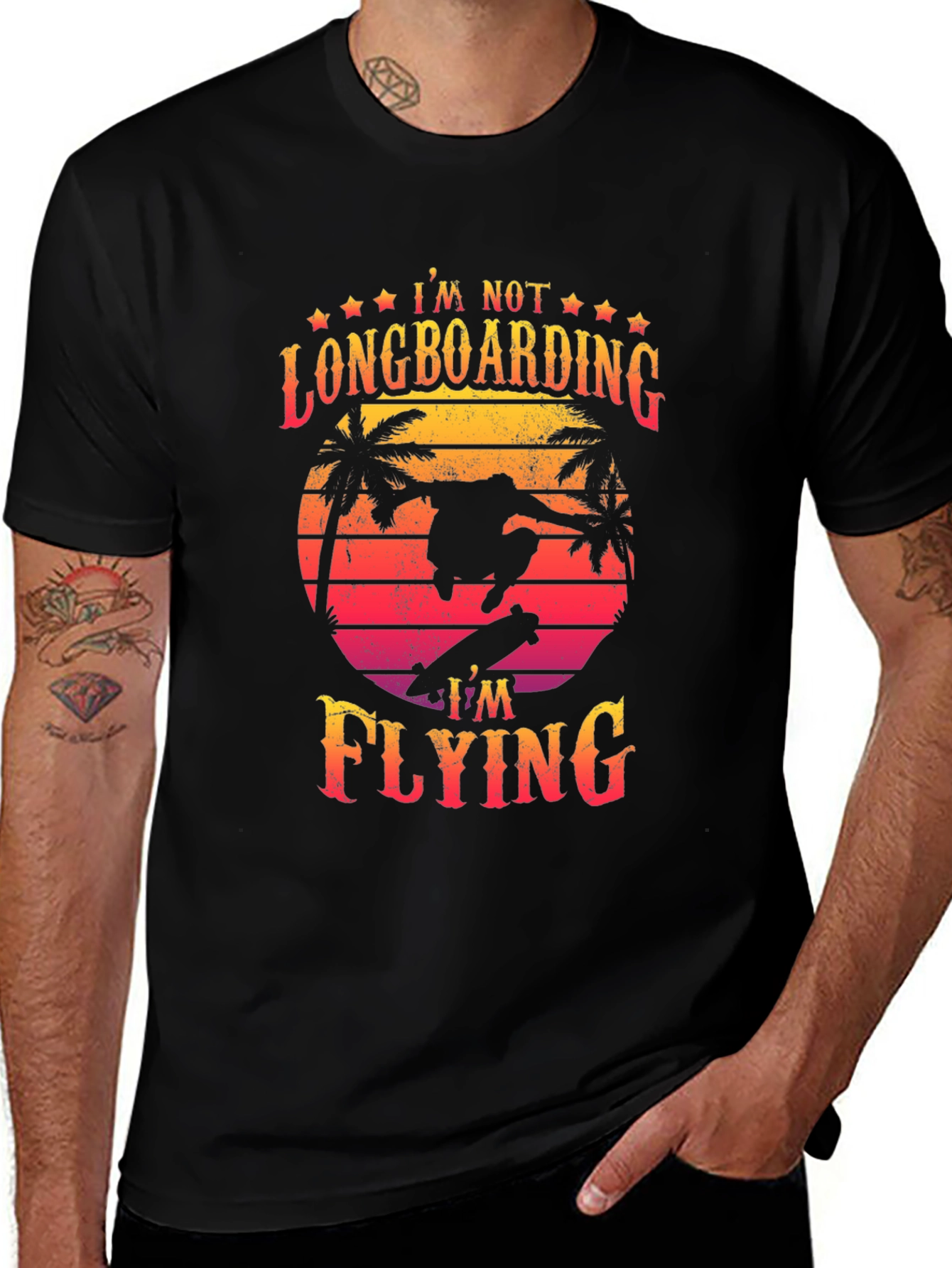 Im Not Longboarding Im Flying T-Shirt