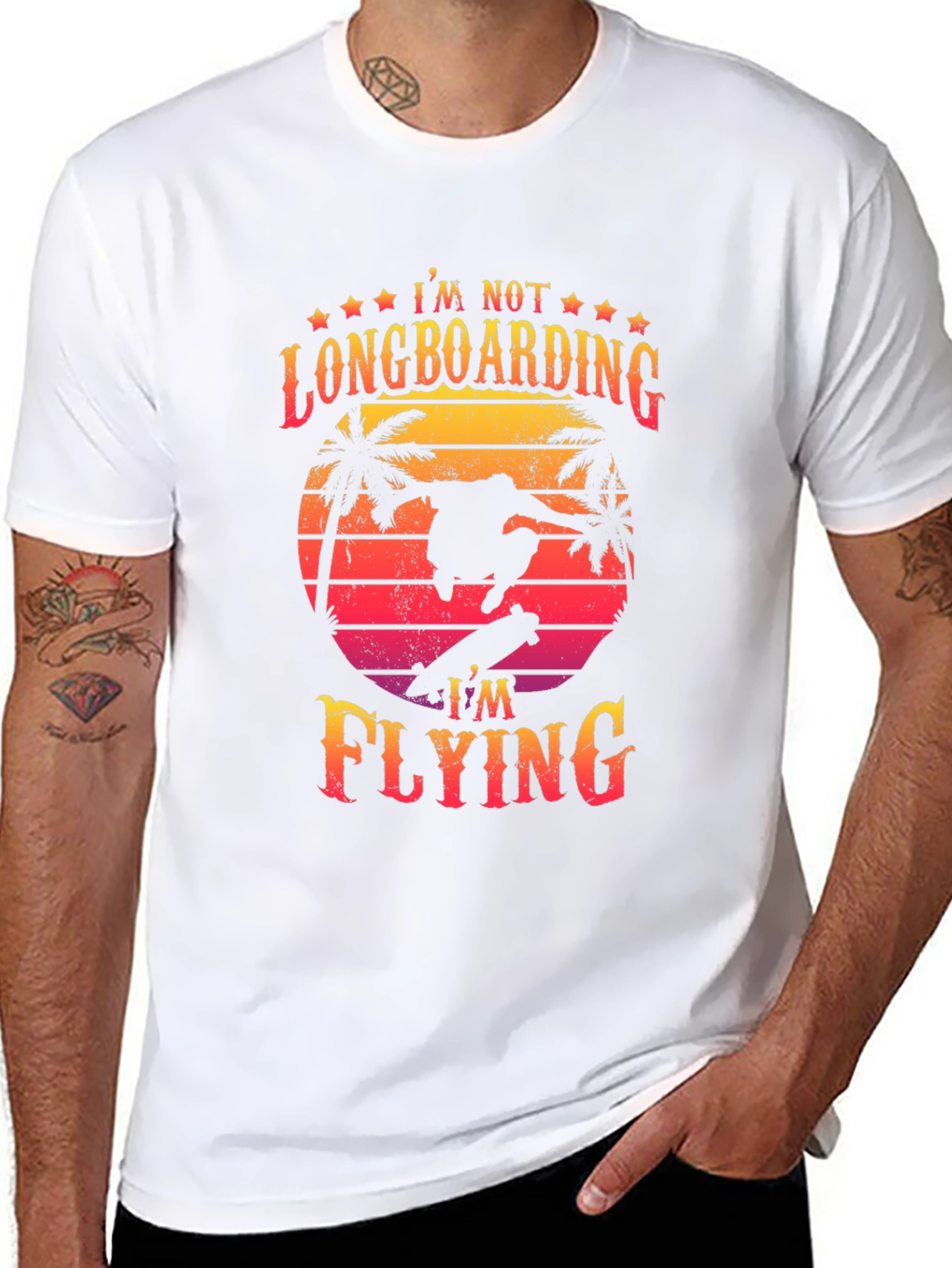 Im Not Longboarding Im Flying T-Shirt
