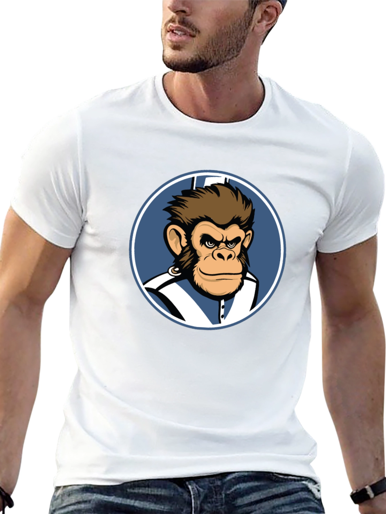 Monkey Cartoon T-Shirt - Cool Graphic Tee