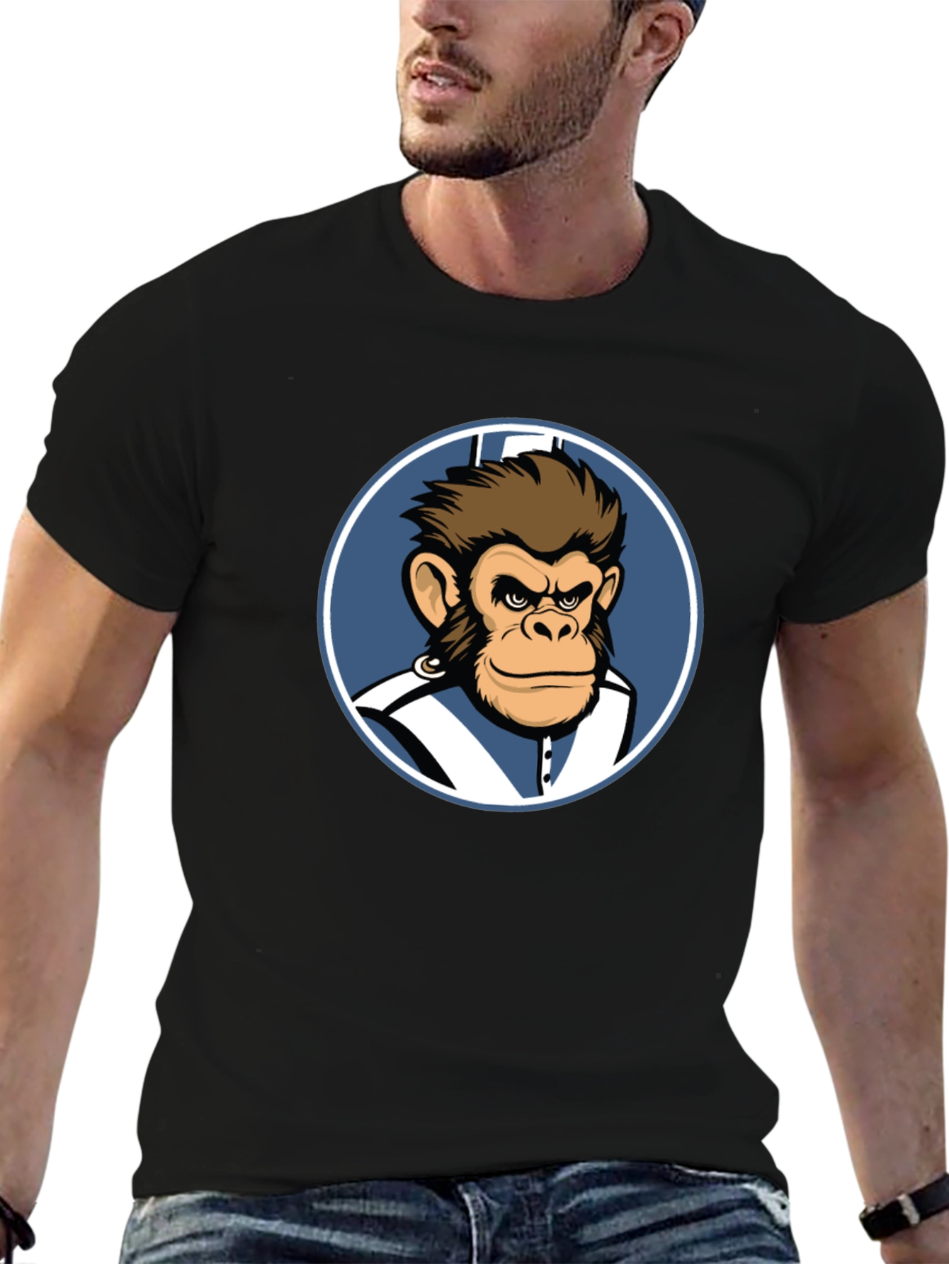 Monkey Cartoon T-Shirt - Cool Graphic Tee