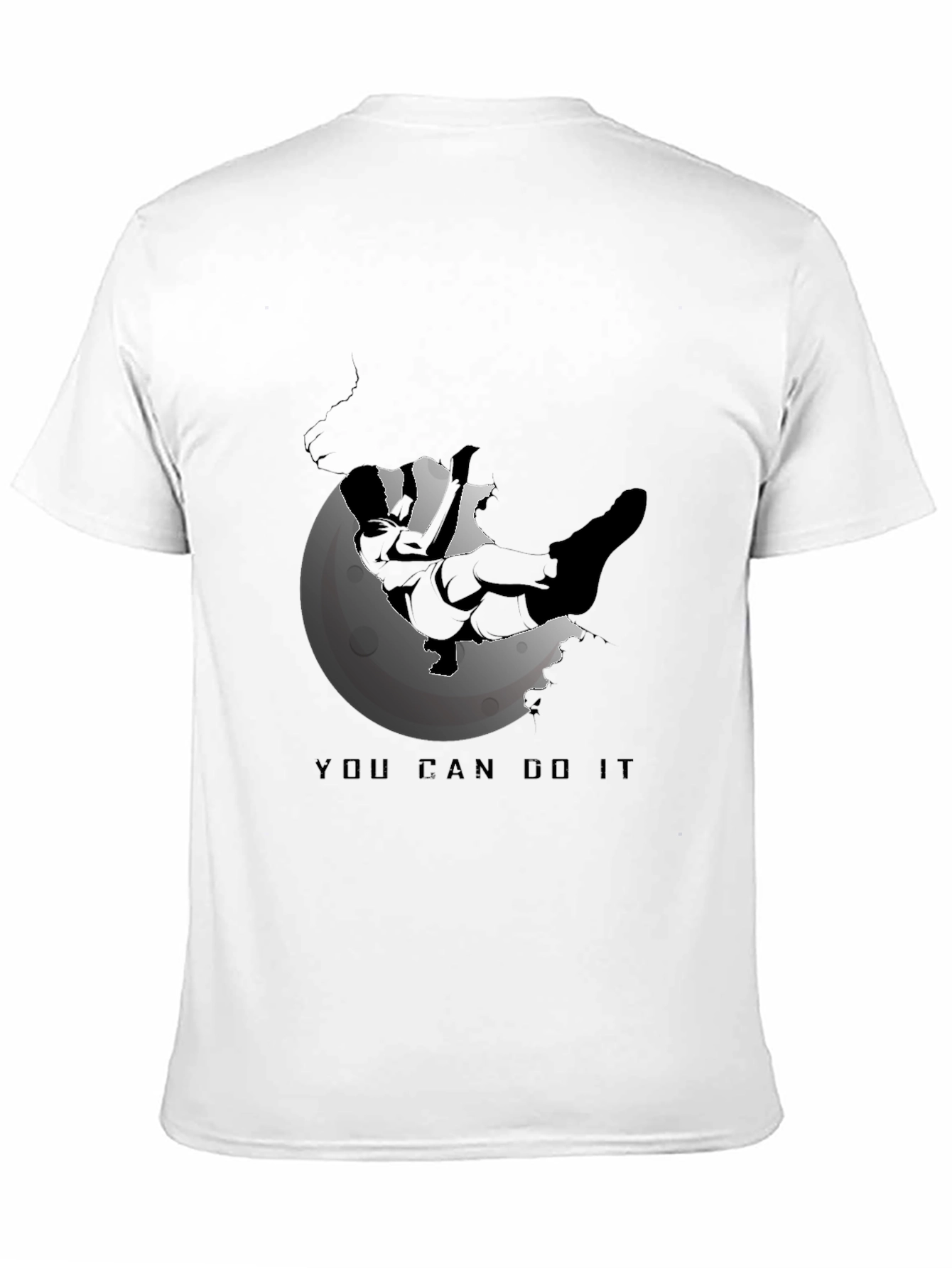 Motivational Climber T-Shirt - You Can Do It!