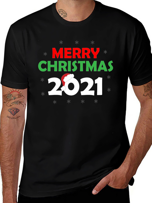 Merry Christmas 2021 Graphic T-Shirt