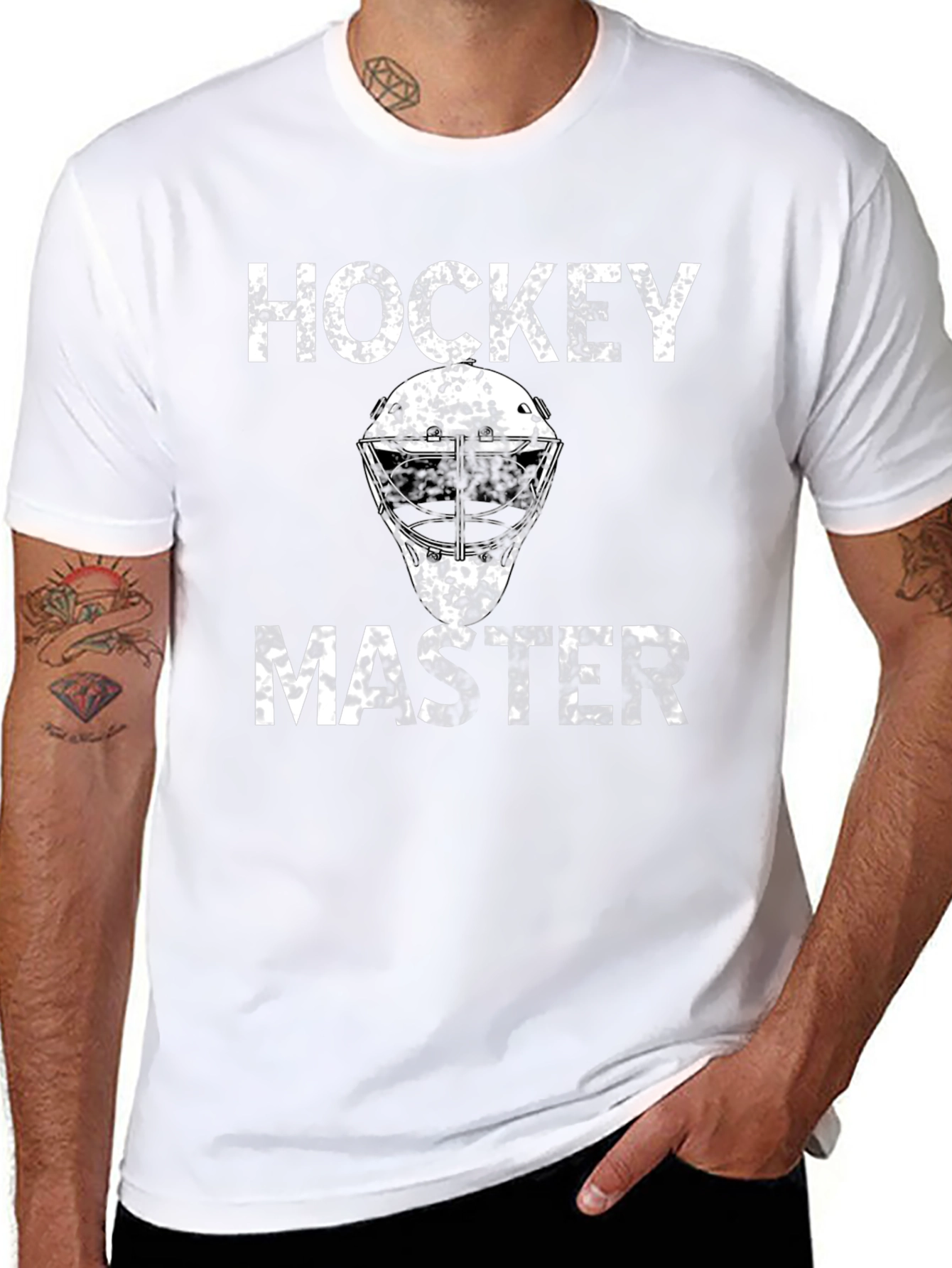 Hockey Master Graphic Tee - Black