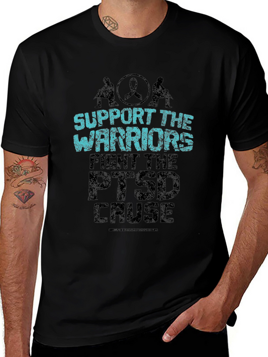 Support Warriors PTSD Awareness Graphic Tee