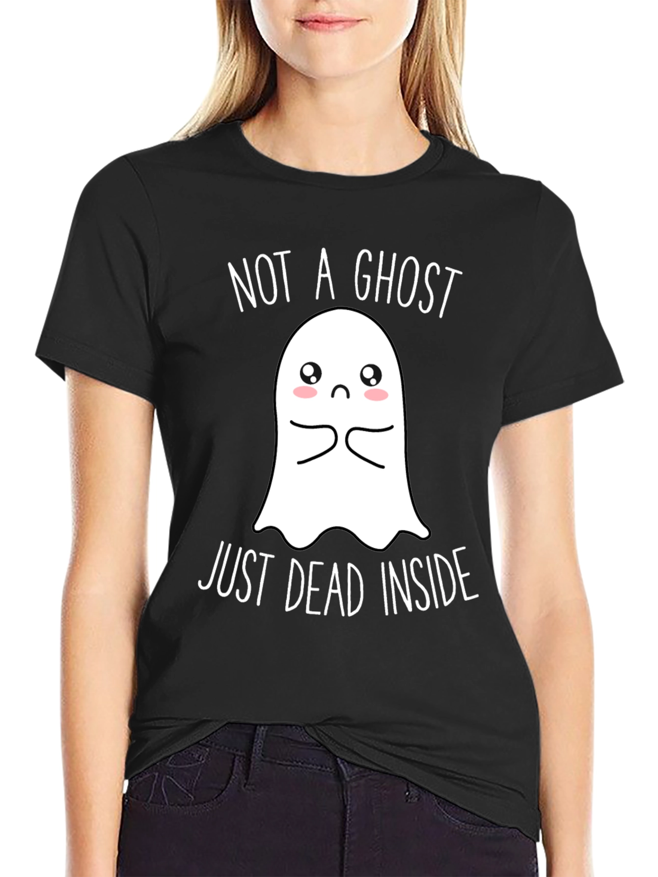 Dead Inside Ghost Graphic T-Shirt
