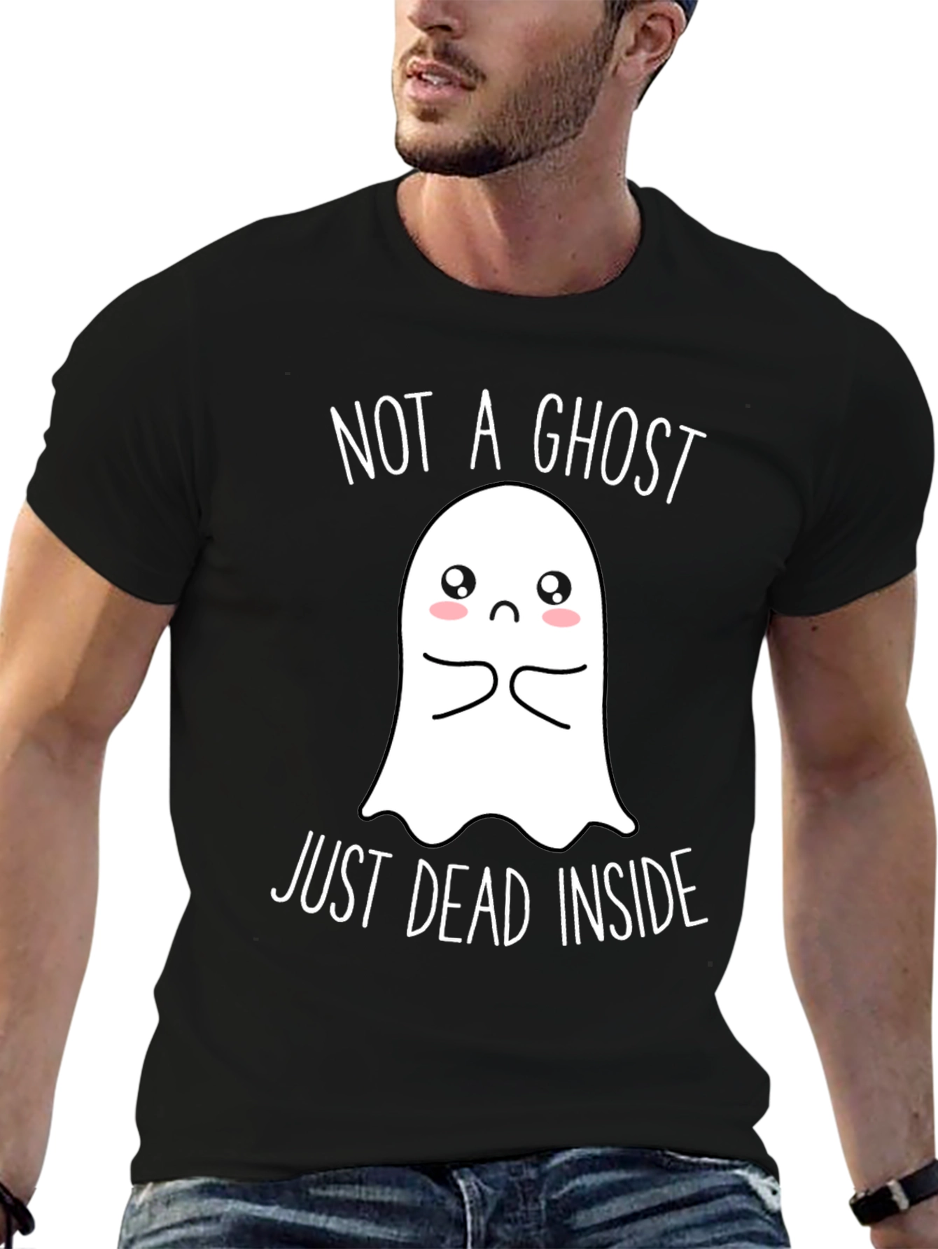 Dead Inside Ghost Graphic T-Shirt