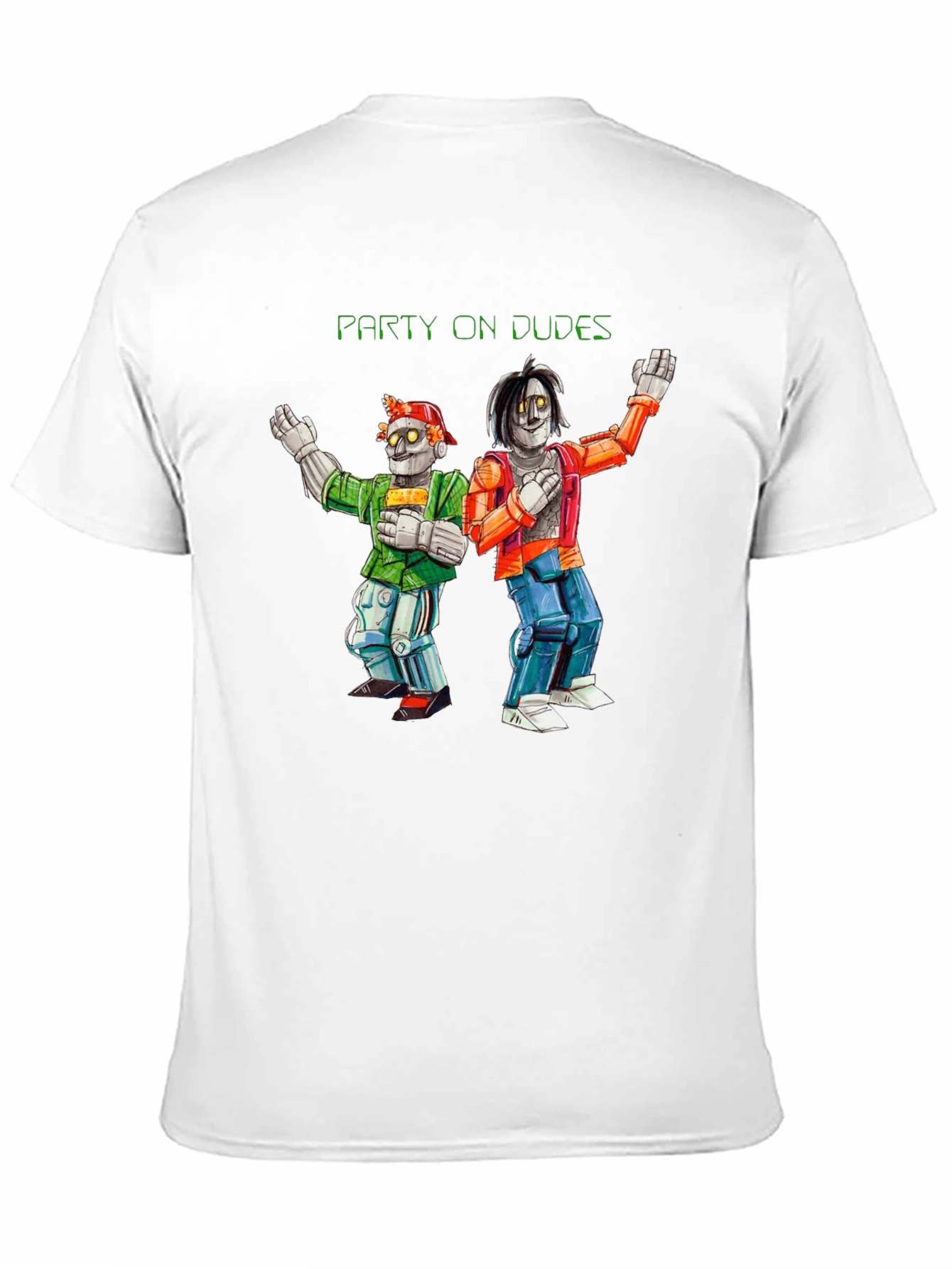 Party On Dudes T-Shirt - Novelty Graphic Tee