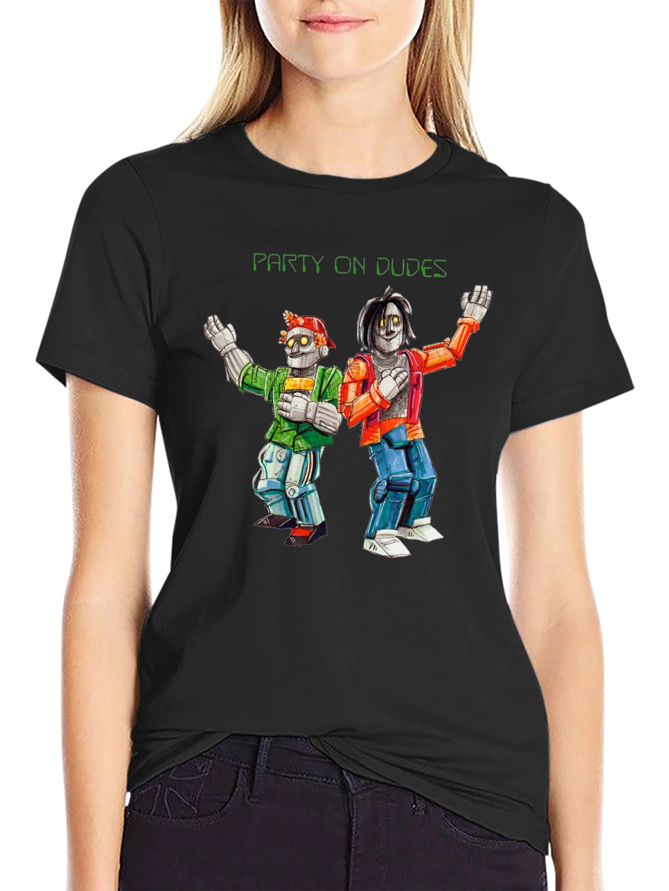Party On Dudes T-Shirt - Novelty Graphic Tee