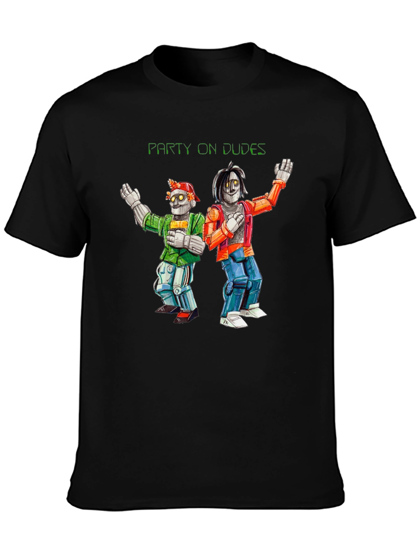 Party On Dudes T-Shirt - Novelty Graphic Tee
