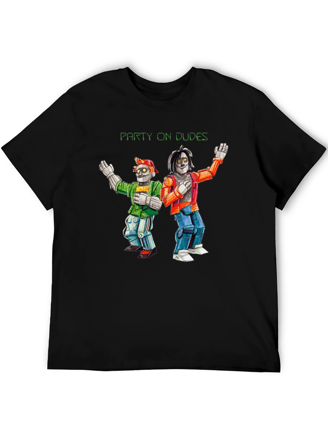 Party On Dudes T-Shirt - Novelty Graphic Tee