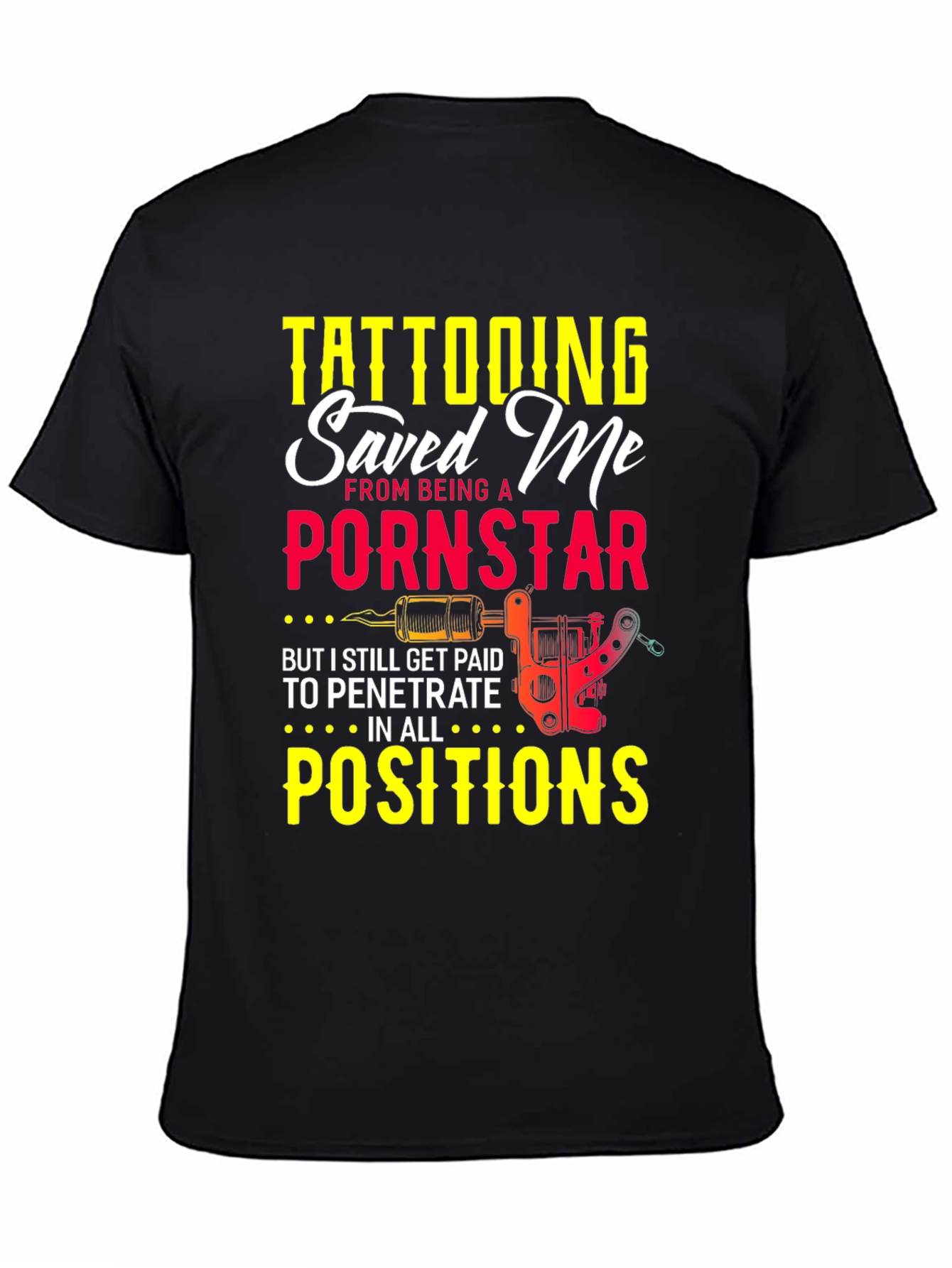 Tattooing Saved Me T-Shirt Funny Tattoo Artist Tee