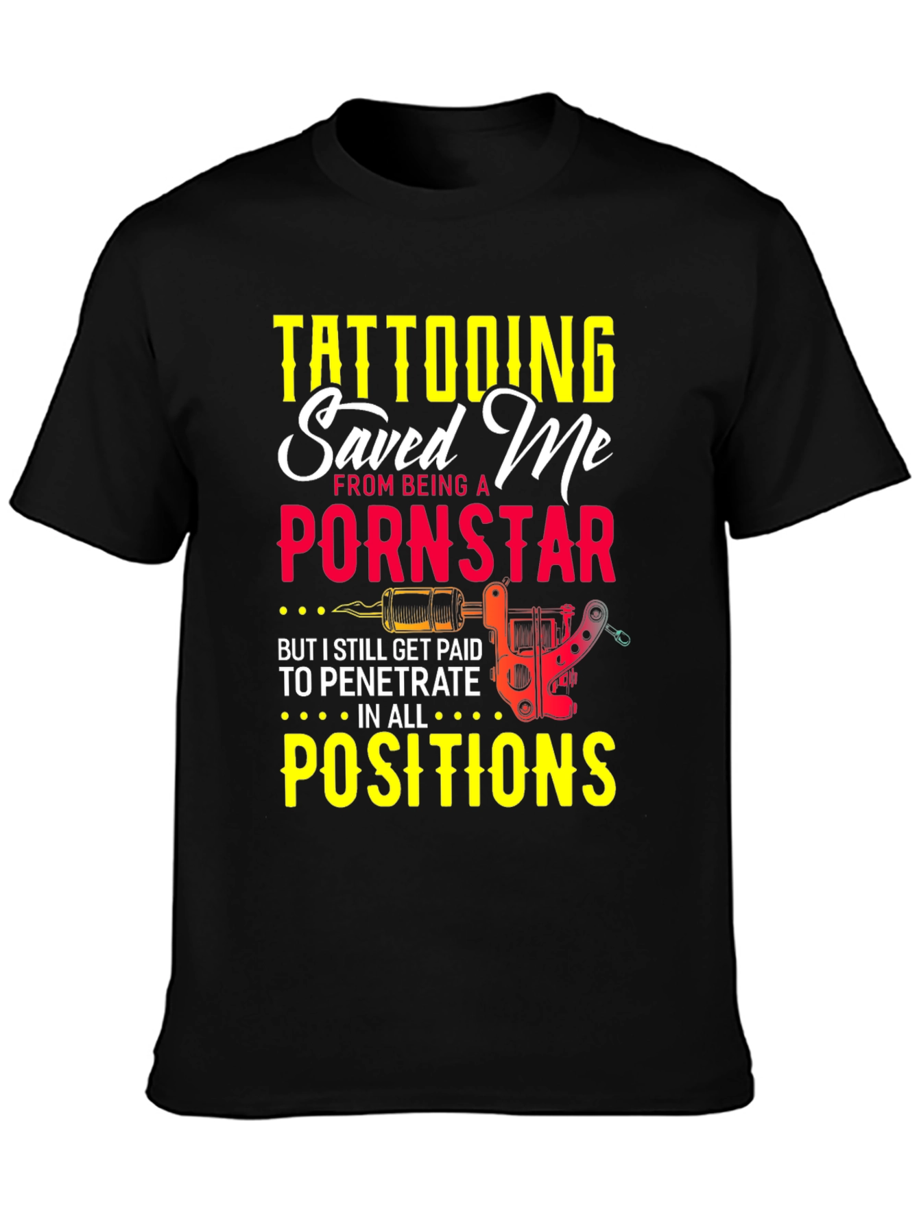Tattooing Saved Me T-Shirt Funny Tattoo Artist Tee