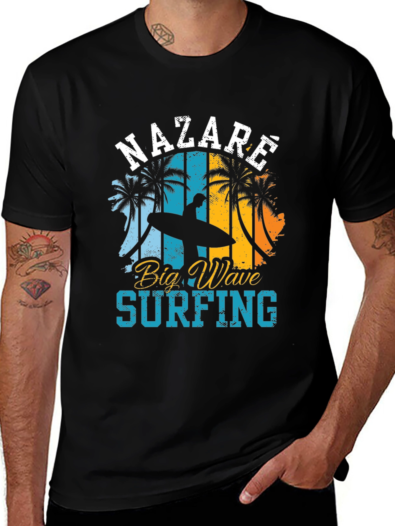 Nazare Big Wave Surfing Tee