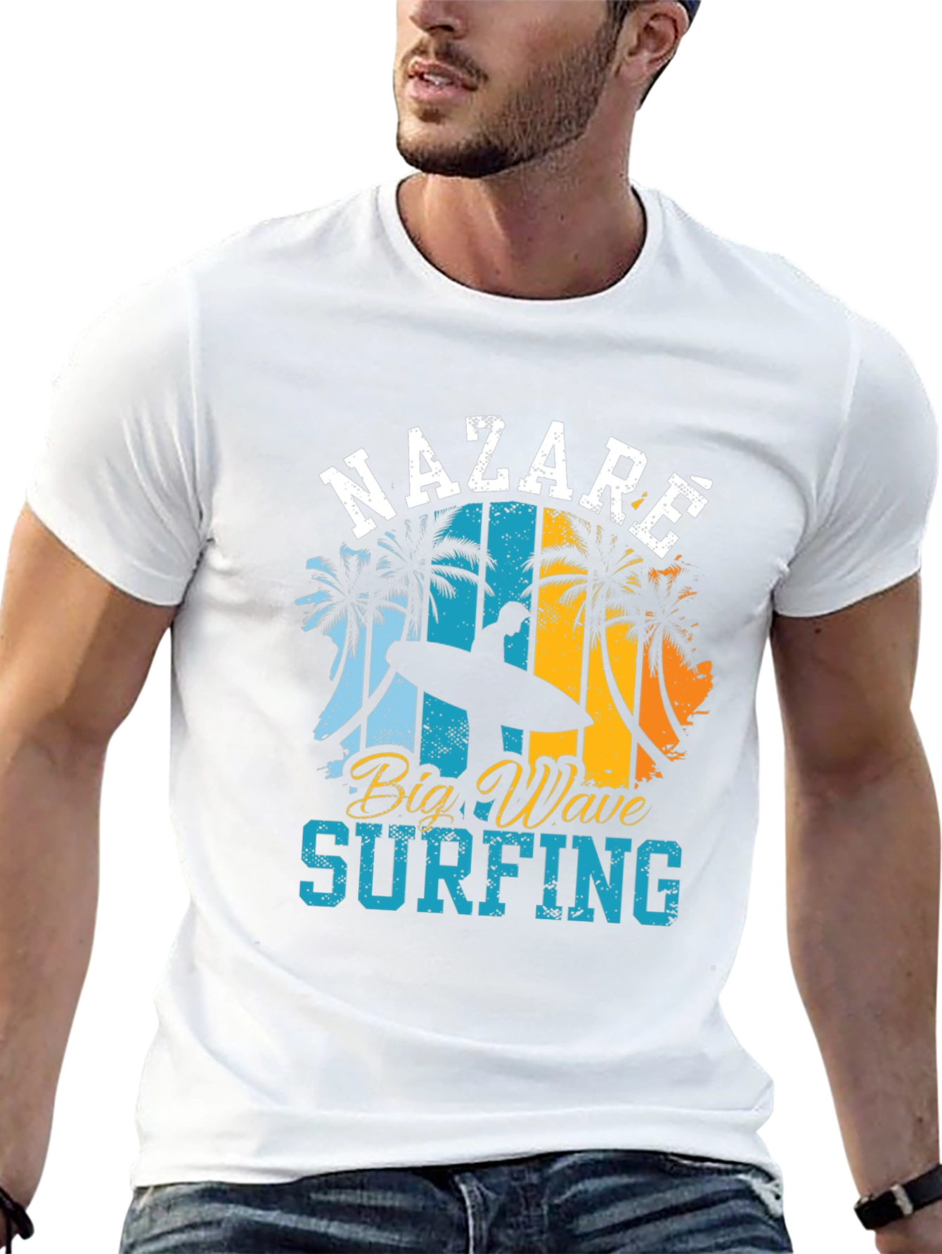 Nazare Big Wave Surfing Tee